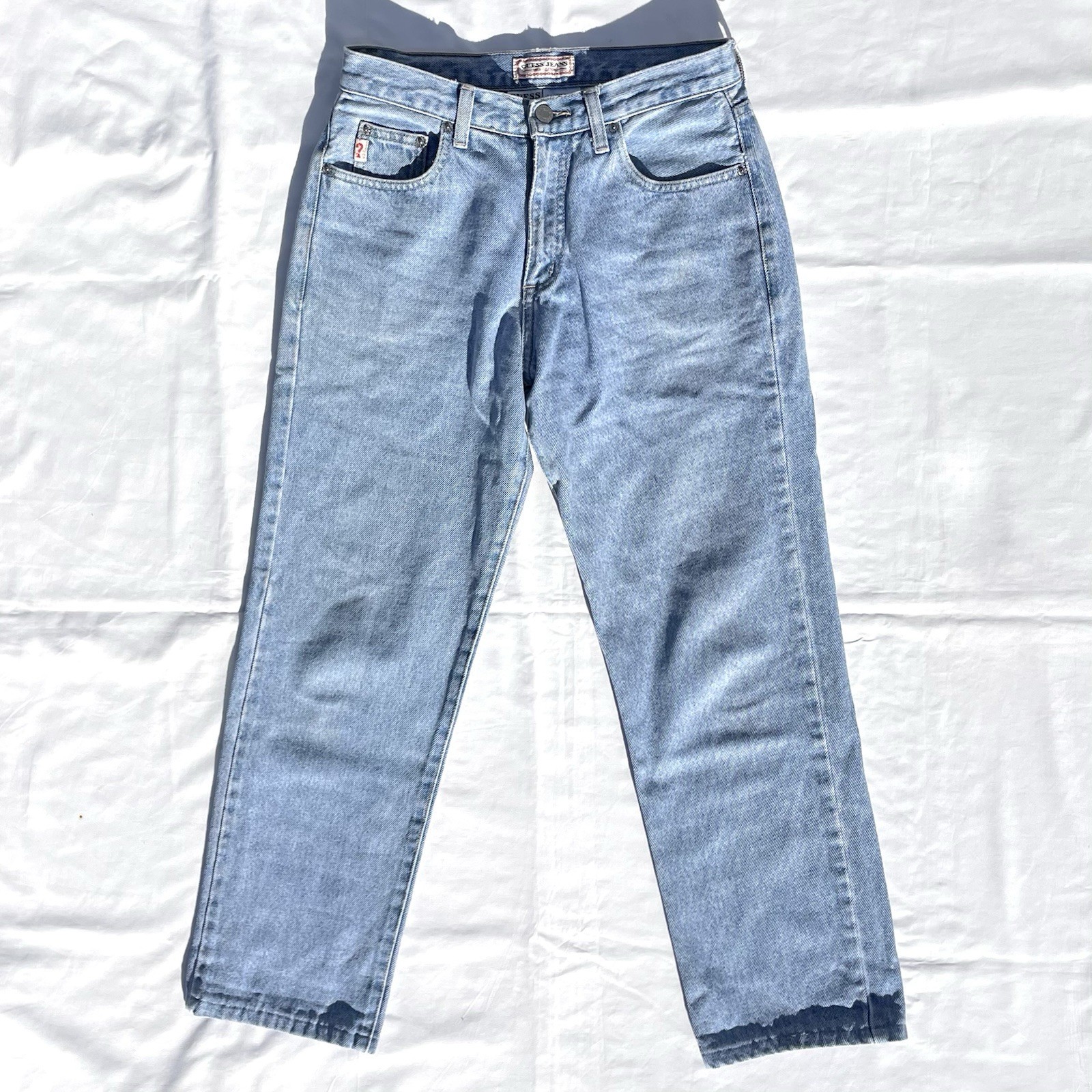 Vintage Guess USA Straight Leg Jeans Womens 26 Blue