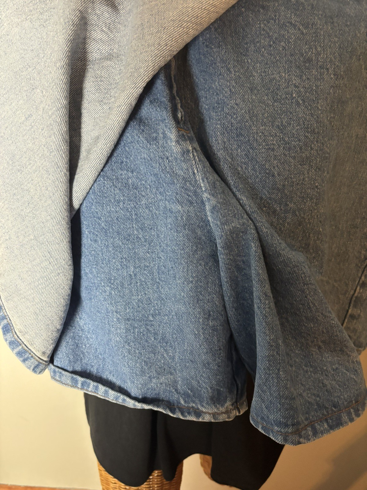 Vintage Delta Burke Jeanswear Medium Wash Above The Knee Jean Skort