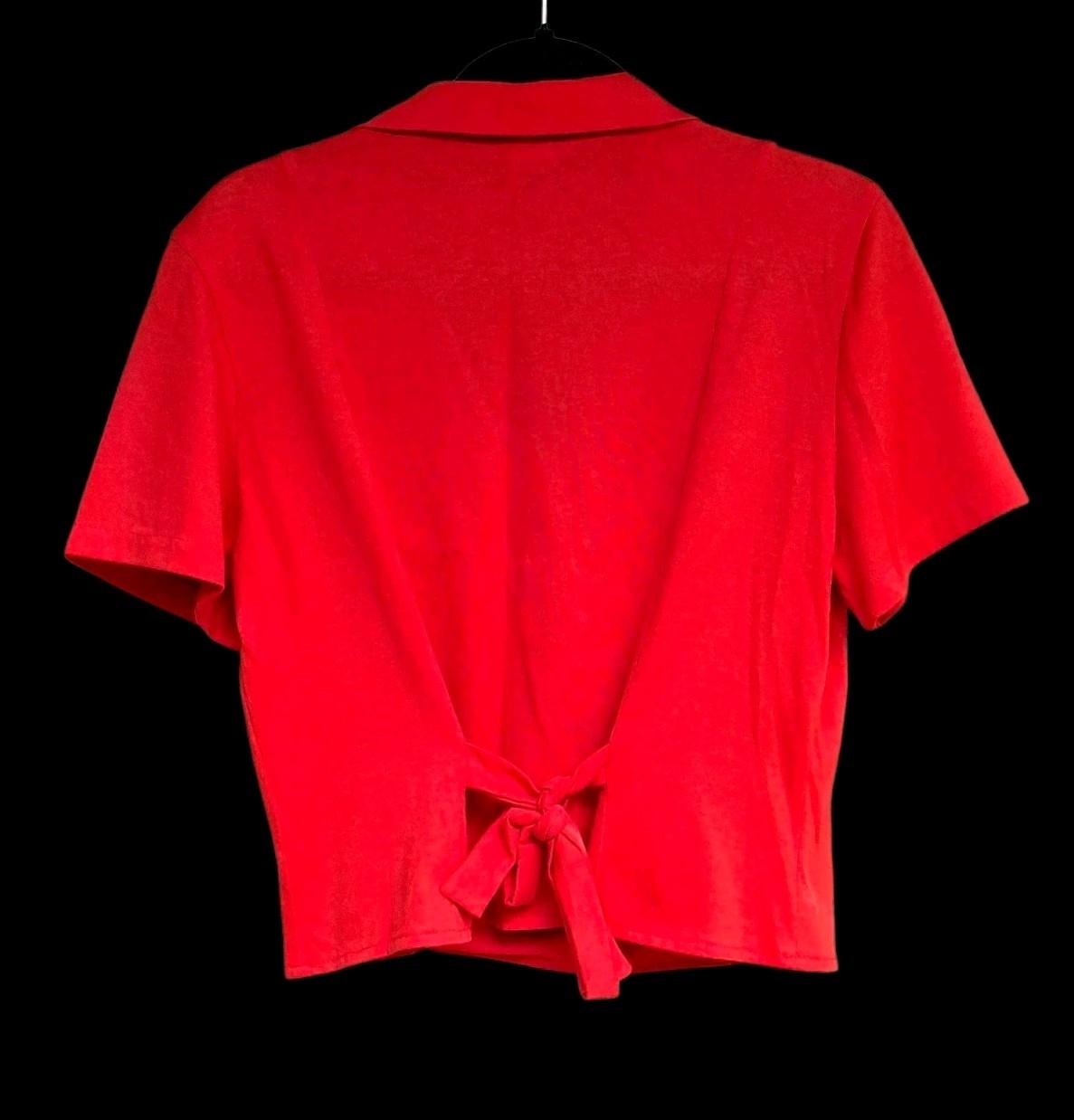 Vintage 90’s 1849 Authentic Ranchwear Western Cowboy Shirt Red Cropped Sz S Crop