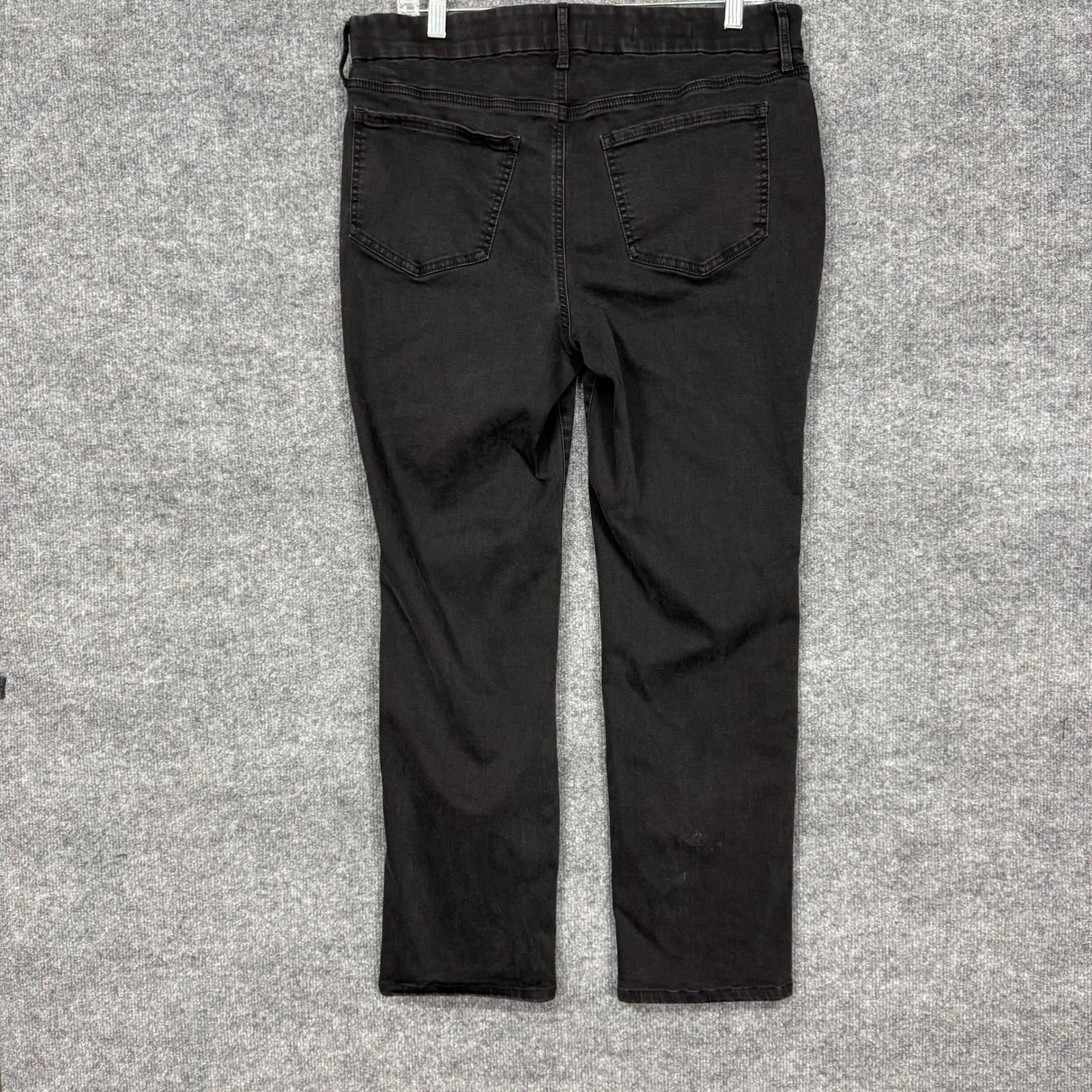 NYDJ Sheri Slim Women Large Vintage Black Waist-Match Lift Tuck Denim MSHBSS8984
