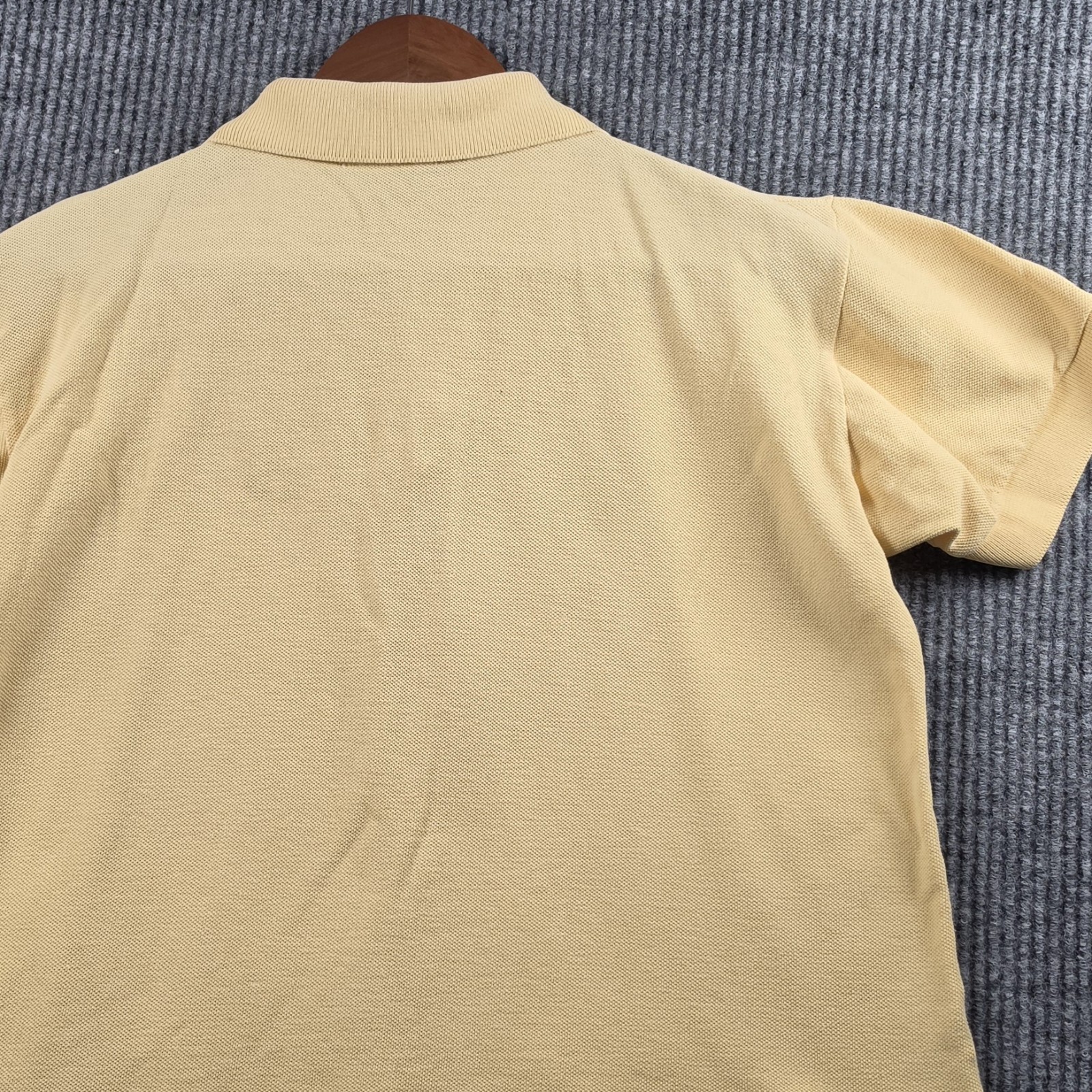 Fred Perry Vintage 70s Yellow Polo Shirt Made In Britain Womens Size 38 Mod Tops