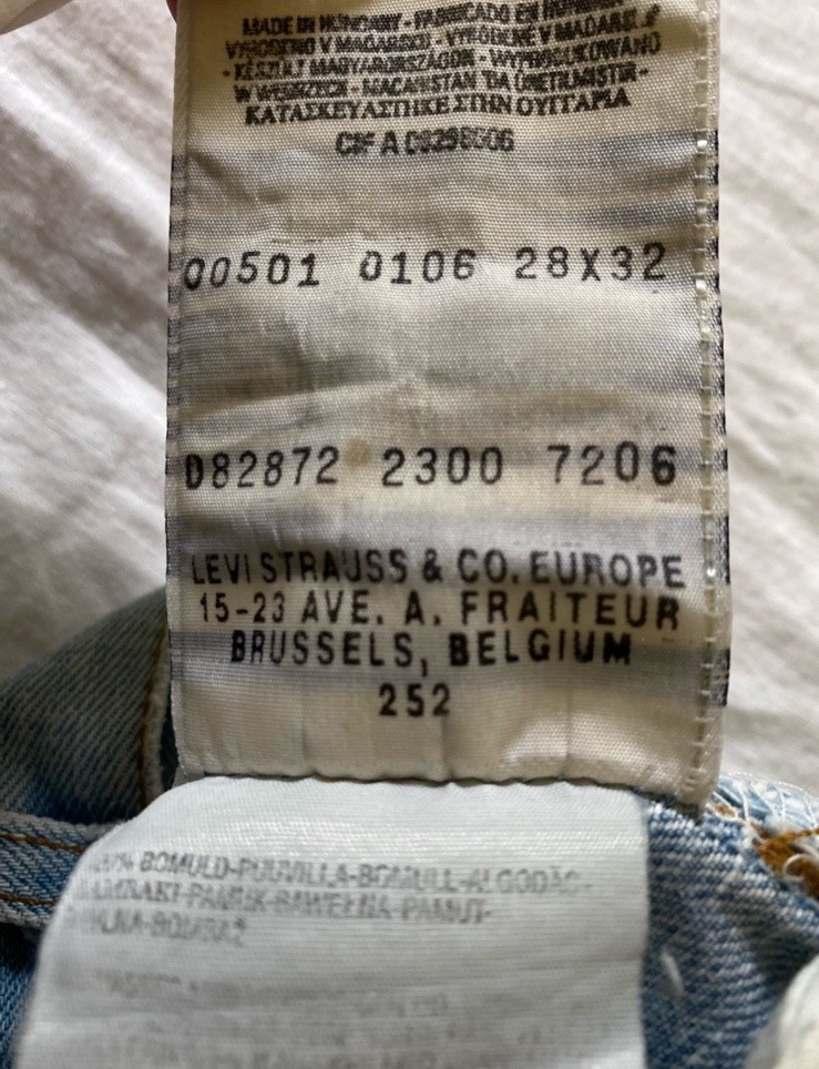 Vintage 501 Levi’s Jeans