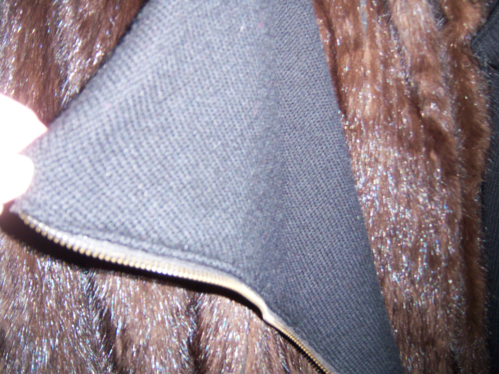 VTG SHARP!! RETRO TRENDY RETRO Hudson’s Fur Salon Beaver Sweater COAT SIZE M/L
