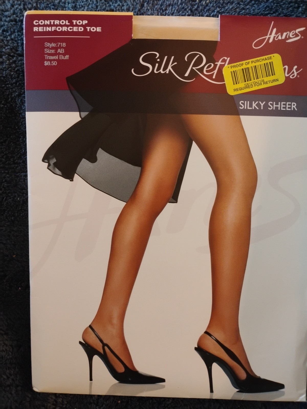 Hanes Assorted Control Top Pantyhose Shaping Contour Sandalfoot Sz AB LOT OF 9