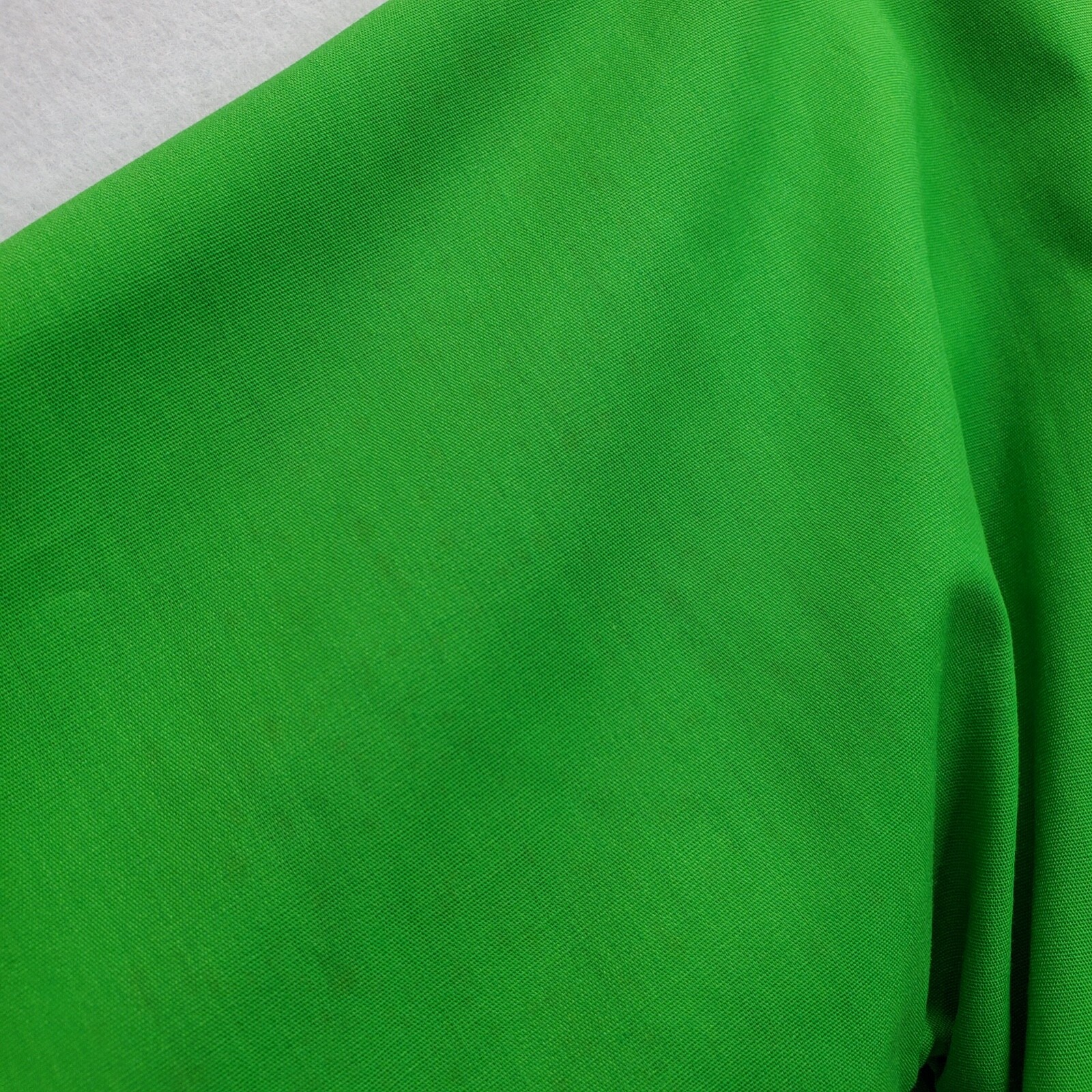 Vintage (Original Tags) GUMPS SF Lime Green Hostess Kaftan w/Frog Buttons Sz 8