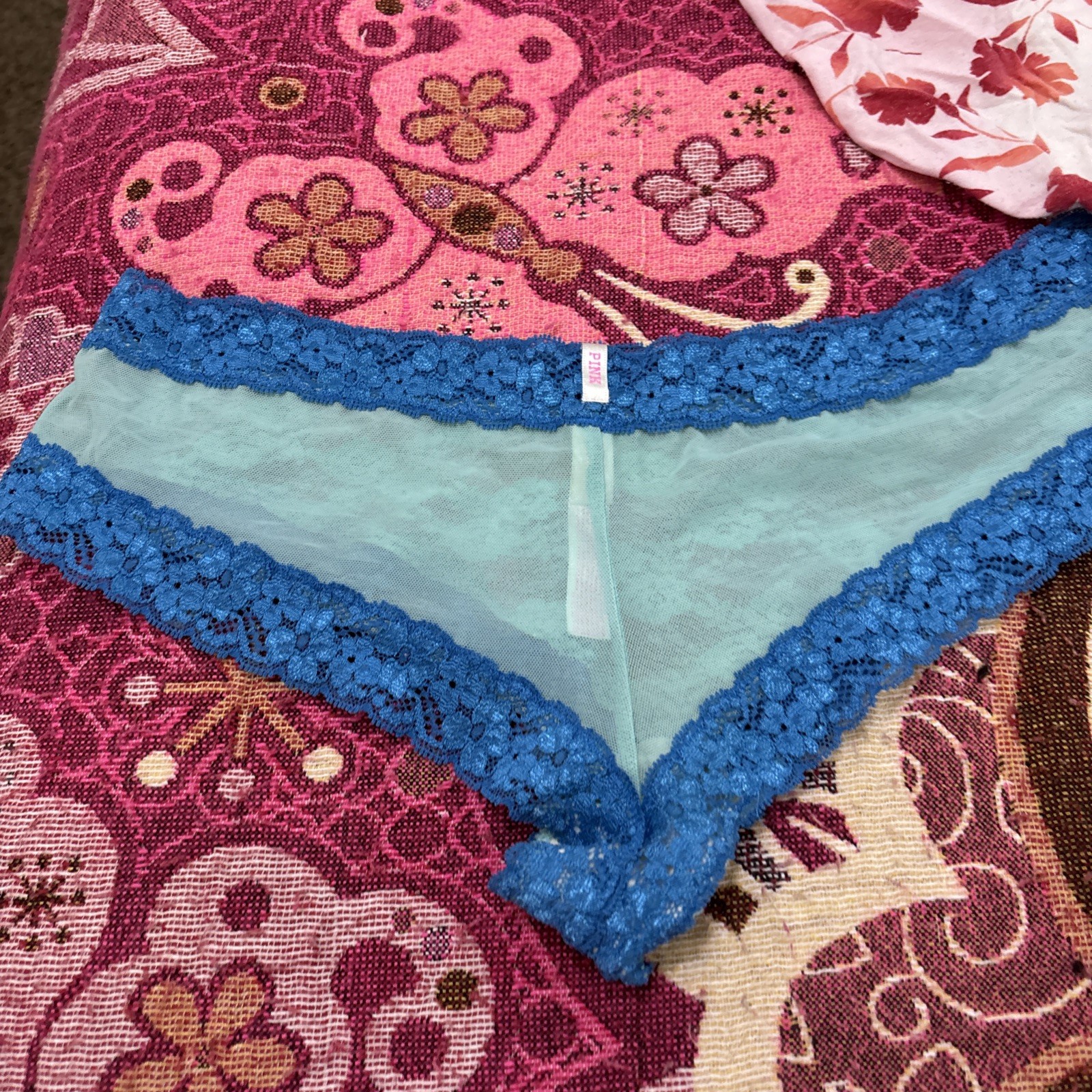 Vintage Lote 5 Pink/victoria Secrets Mic Pantis #005