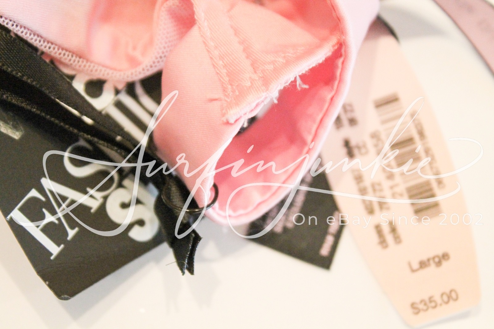 Victoria’s Secret Vintage 2011 Panties Panty Thong Bikini Pink Crystals Large Ne