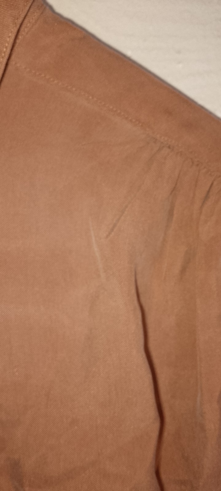 Vtg,FAGI Women’s LG,Refined Silk, Button Down Long Sleeve, Terracotta,Old Money