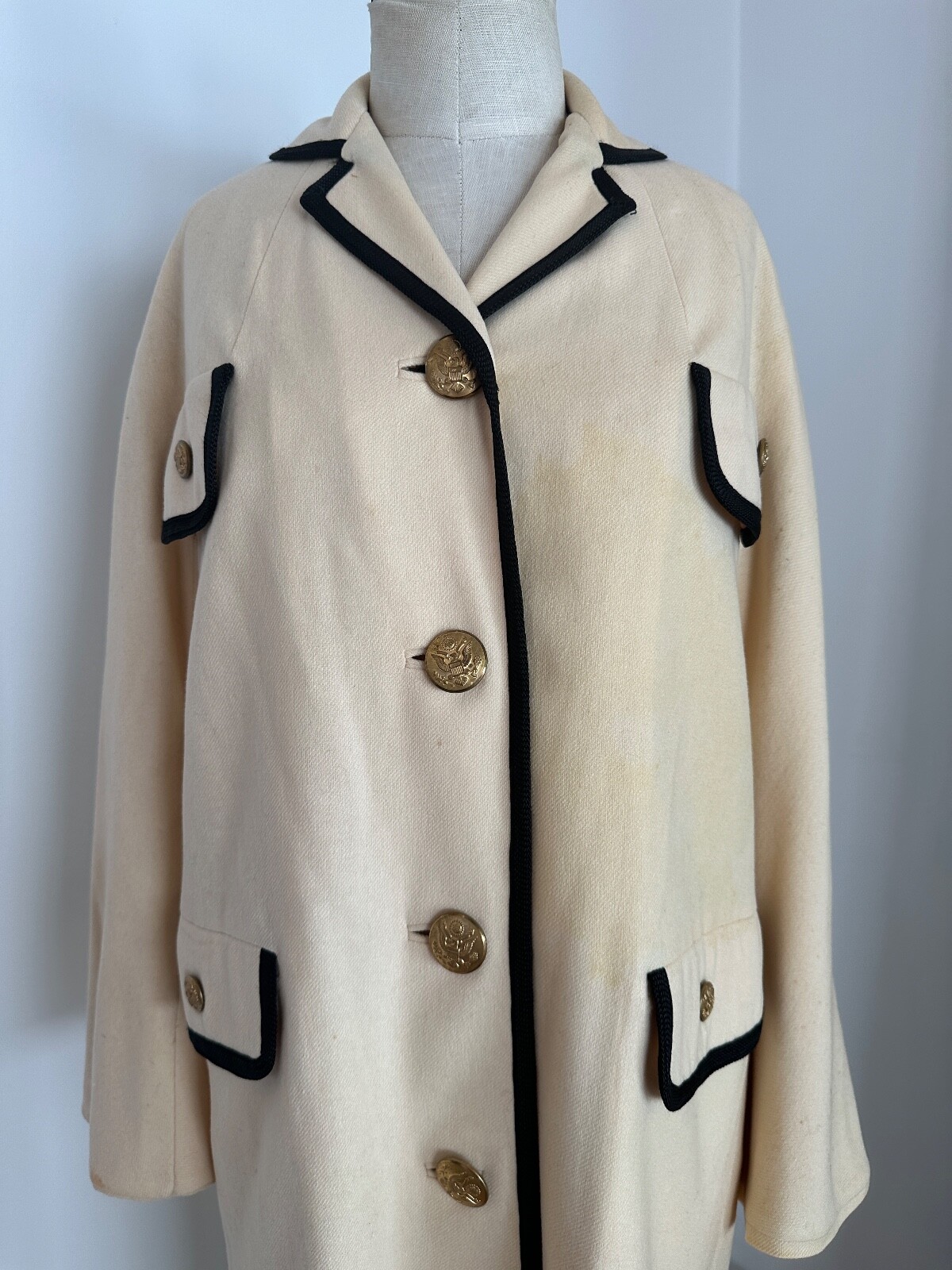 1940’s Austrian Style Uniform Army Coat made in USA