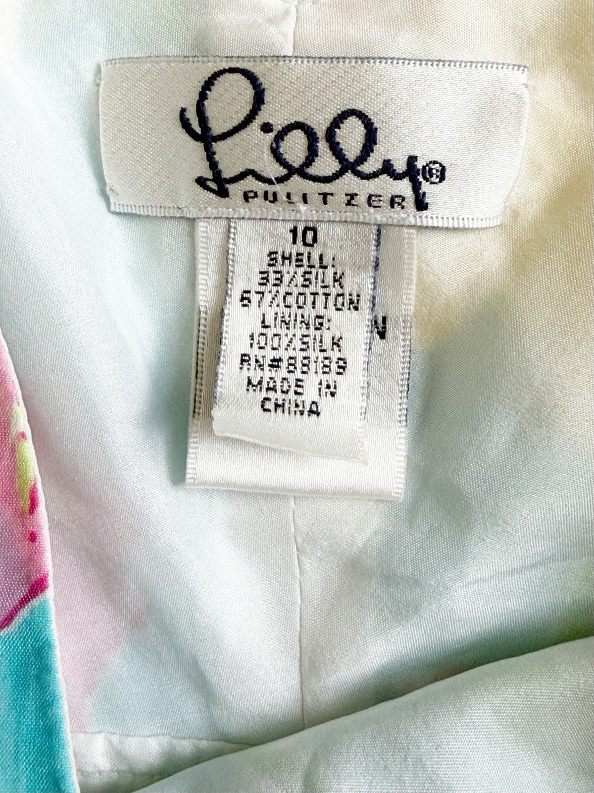 Vintage Lilly Pulitzer Cotton/Silk Blend Dress