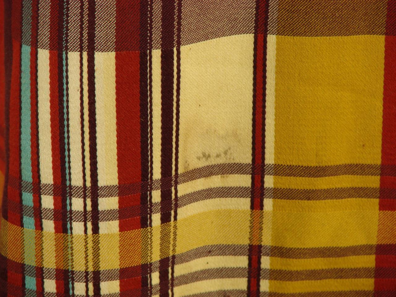 Women’s 70’s Vintage TUXSTER All Purpose rain Coat gaudy plaid Small
