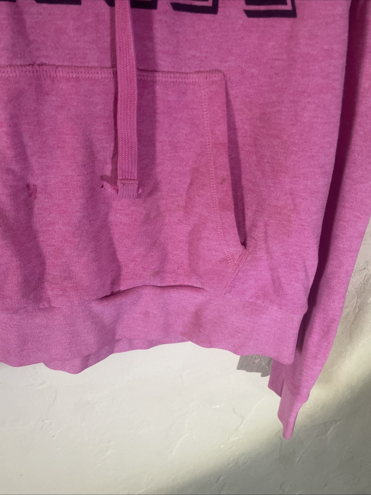 Vintage Y2K Victoria’s Secret Pink zip hoodie jacket size M Well Loved