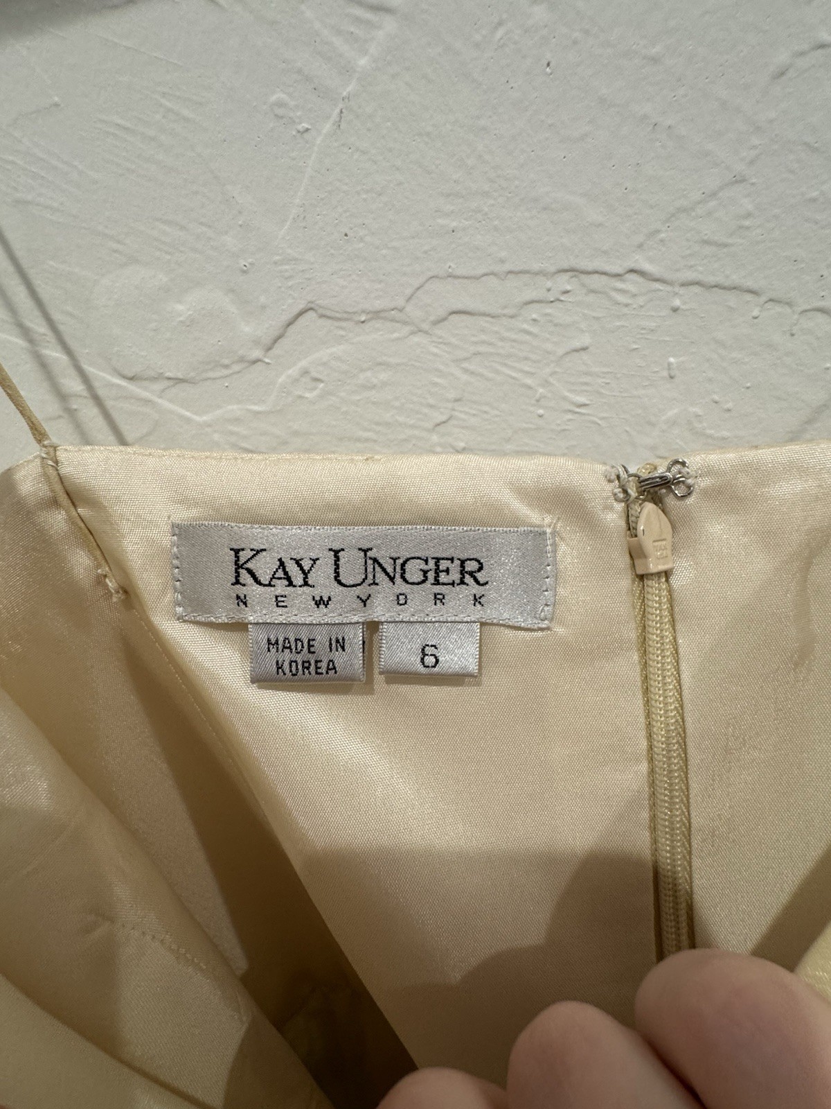 Vintage Kay Unger Silk Dress Size 6