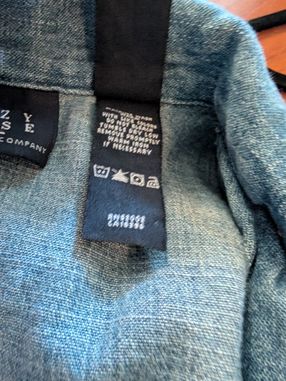 VTG Crazy Horse by Liz Claiborne 100% Cotton Denim Blazer Jacket Sz 10 Medium M