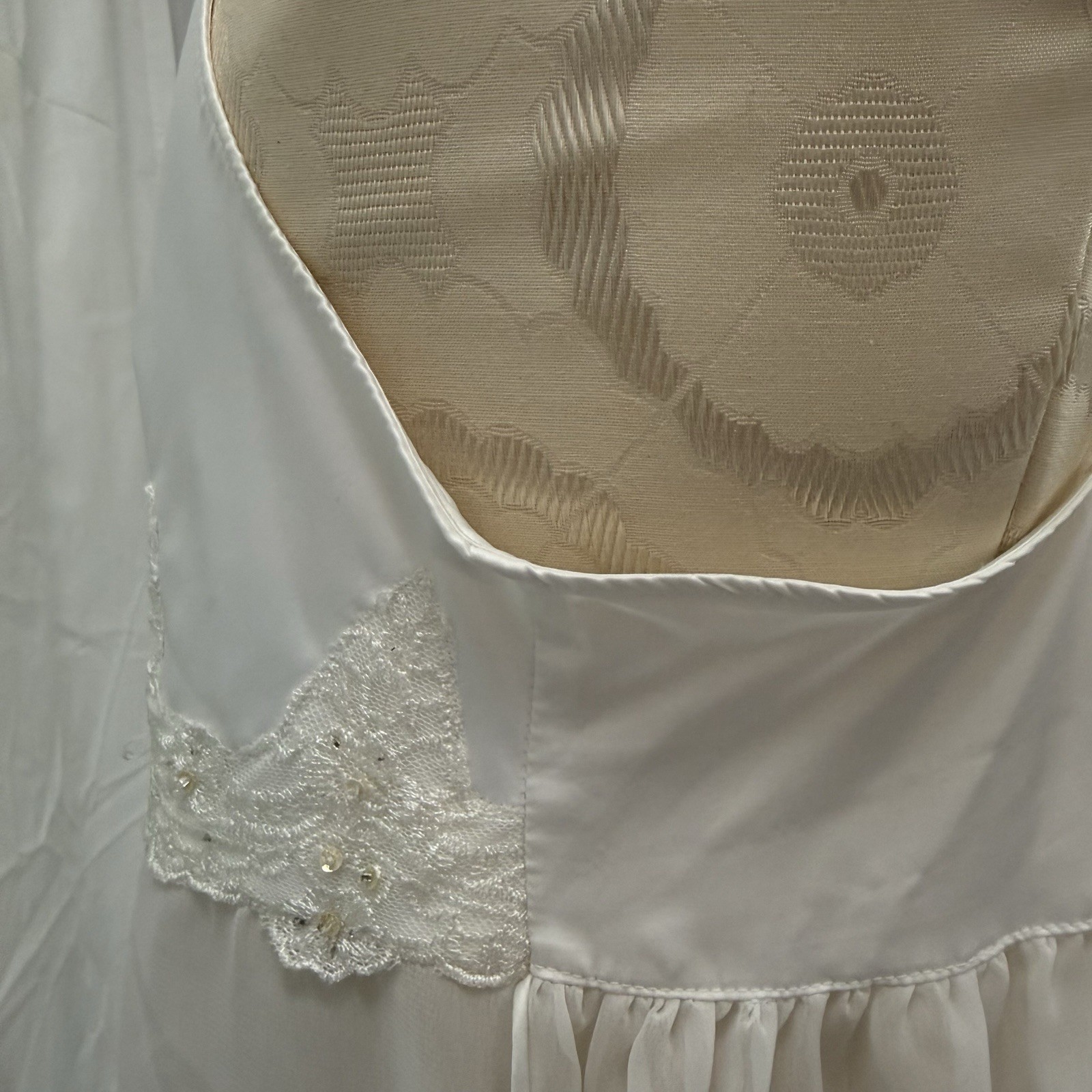 Cato white nightgown vintage Size Large