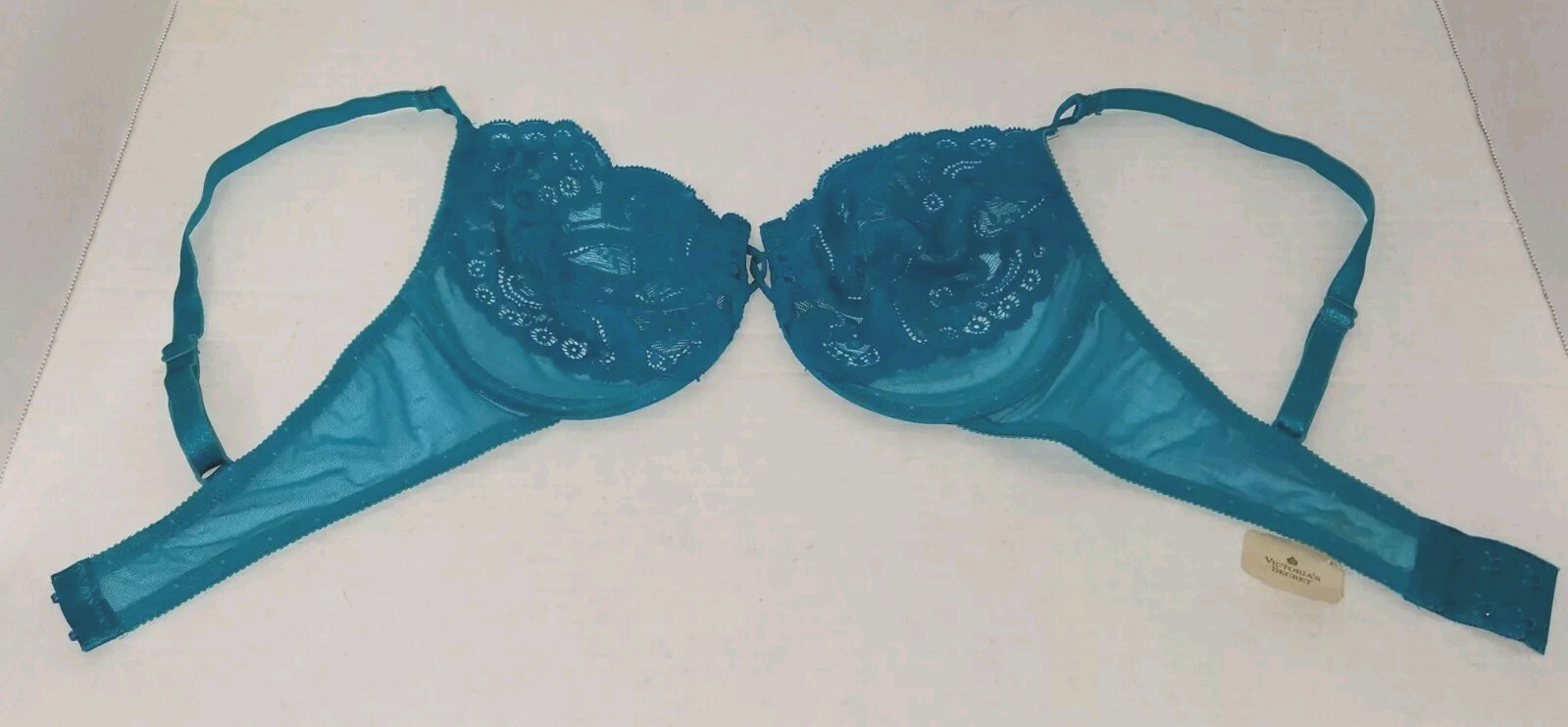 Vintage Victoria’s Secret Gold Label CROWN Bra 36C Made in USA- NWT – BLUE 70817