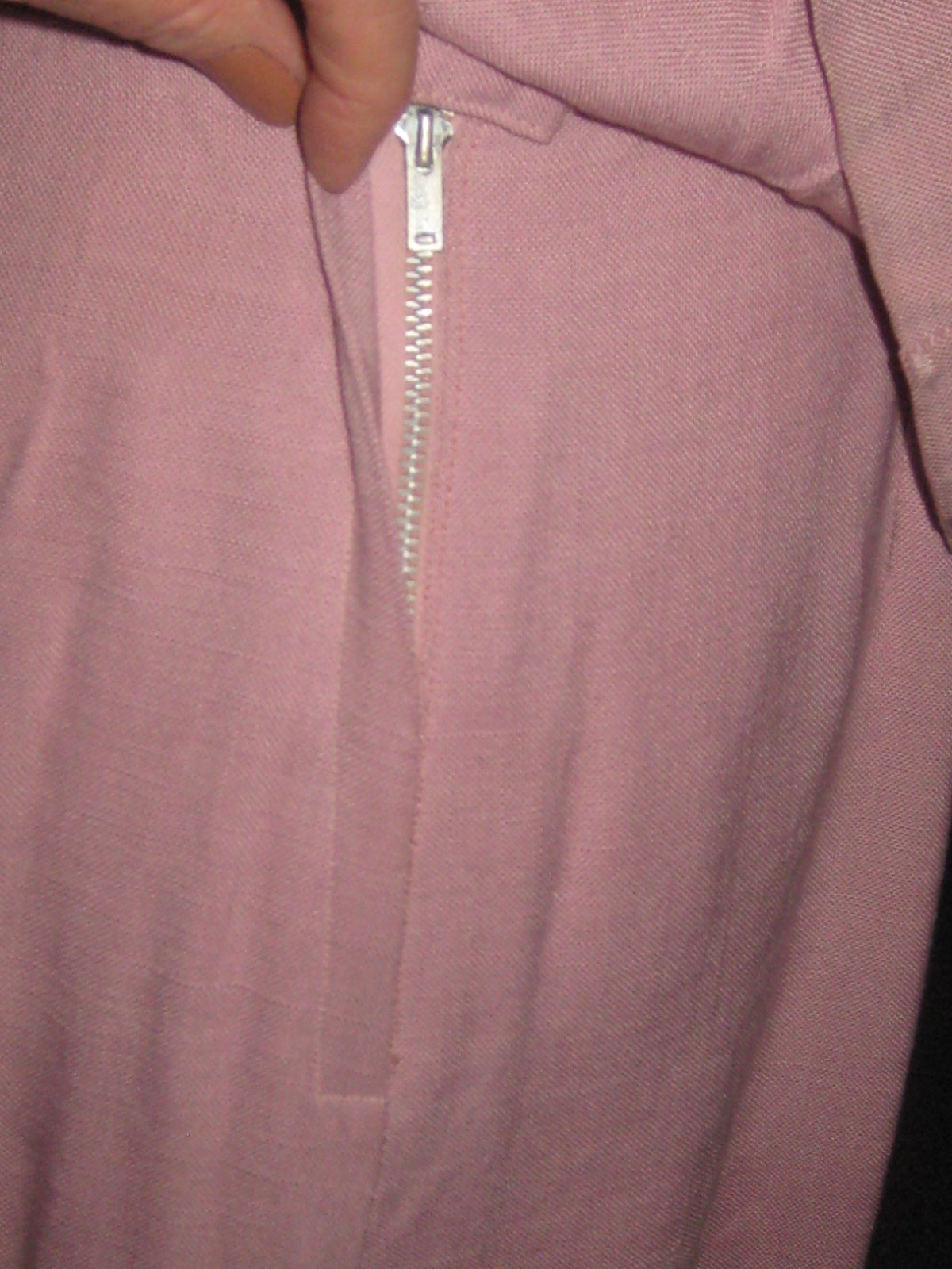 Vintage 1950s Linen Suit Short Sleeve Jacket Dress Skirt Betty Rose Cameo Pink
