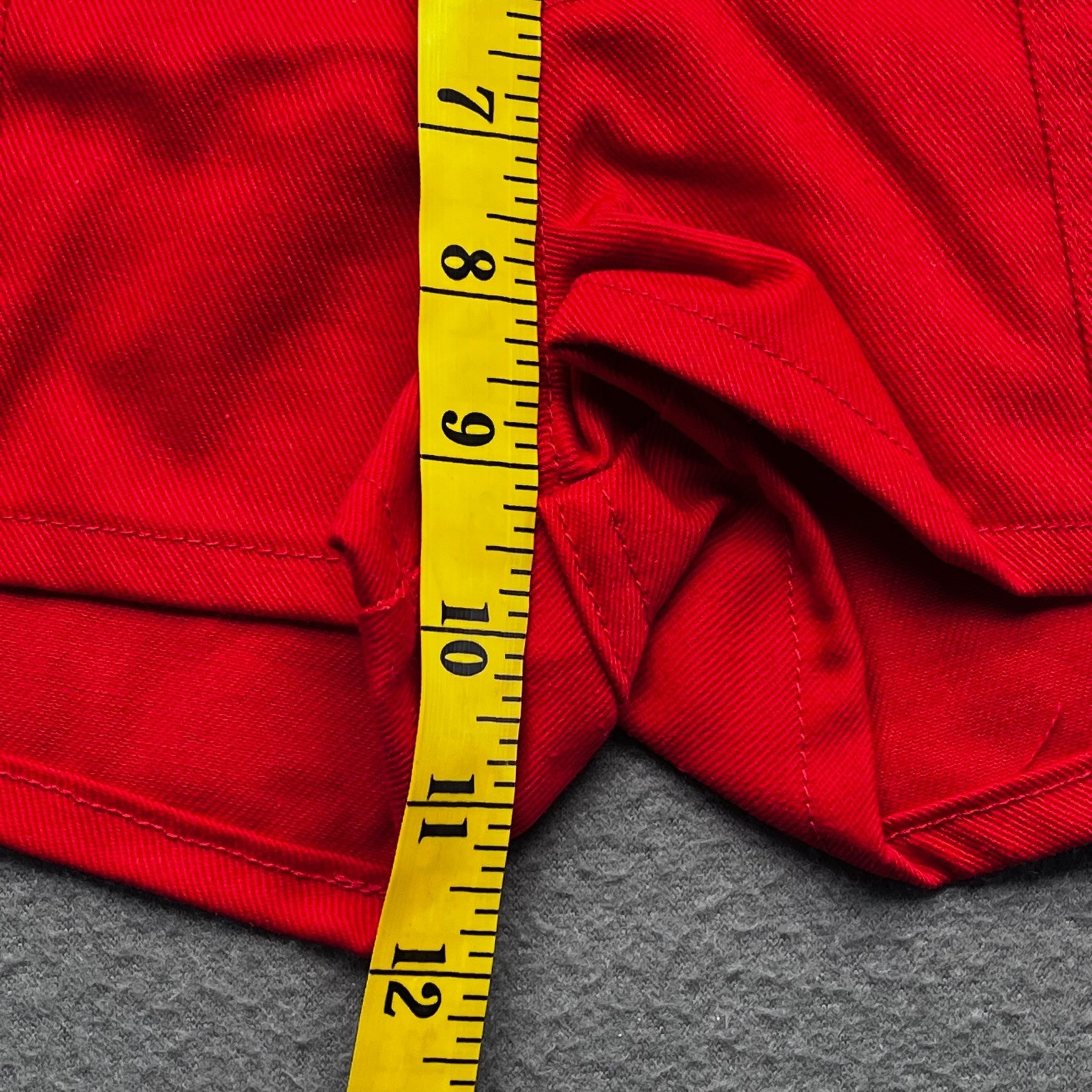 VTG Maverick Women Short Shorts Red High Waisted Deadstock USA Size 9 70s 80s