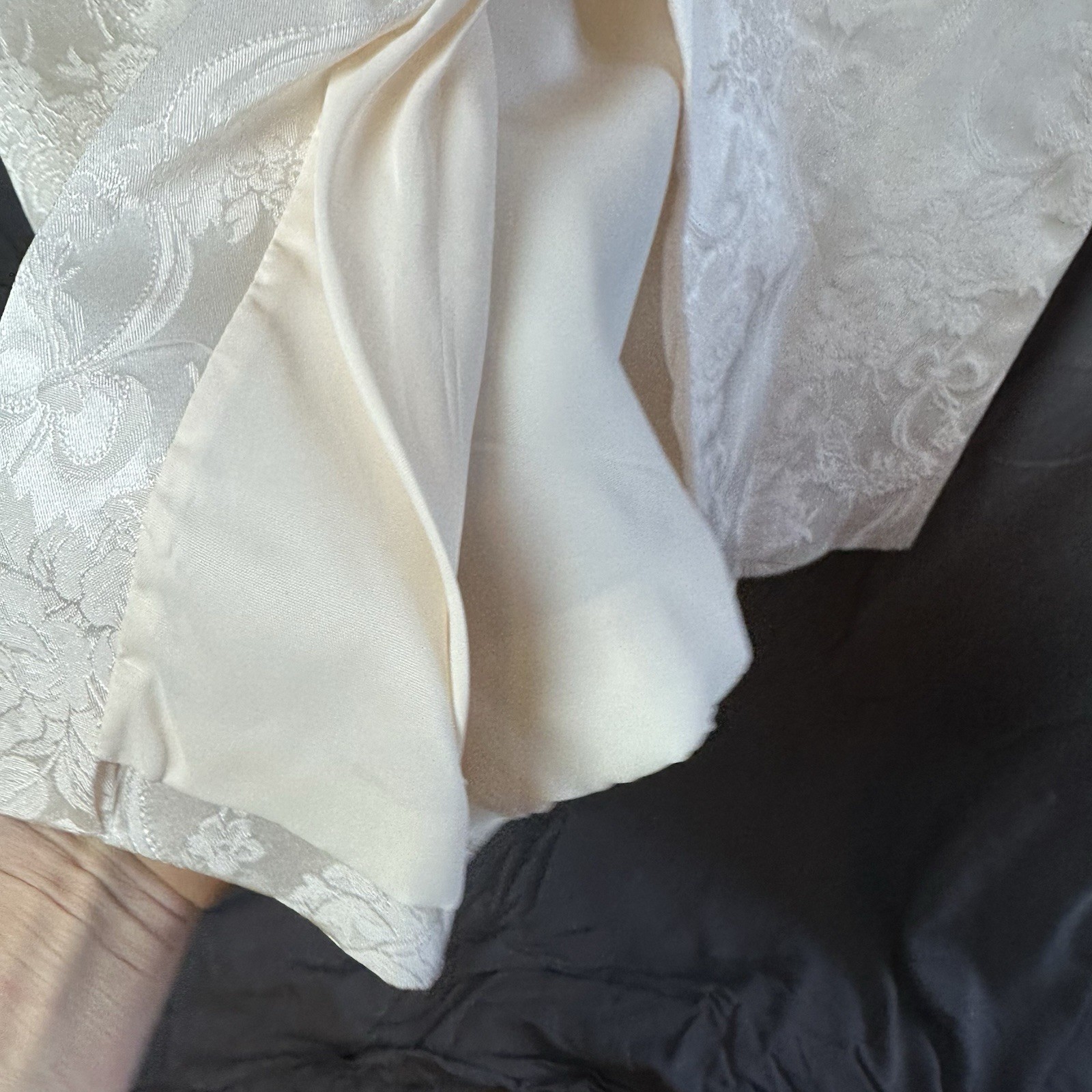Vtg Jessica McClintock Ivory Lace Skirt Suit 2pc Gunne Sax Style Bridal Size 10