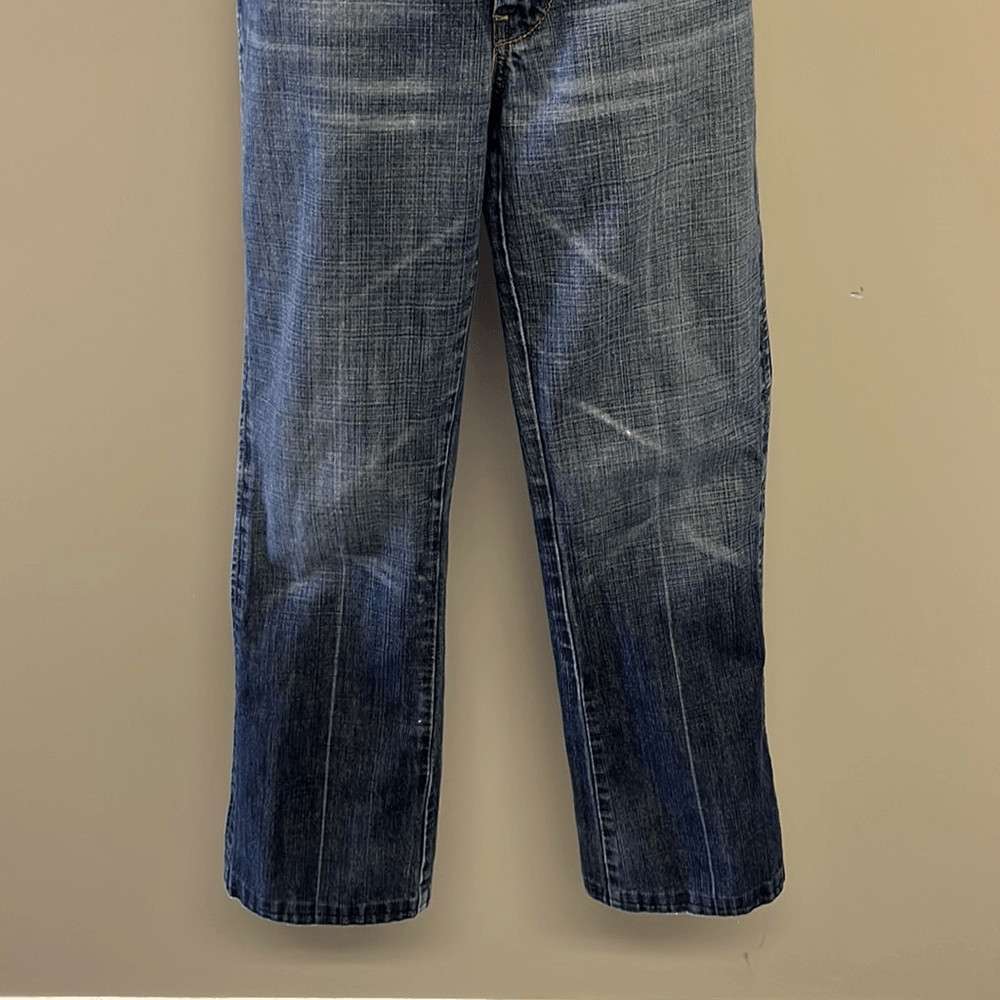 7 for all Mankind 100% Cotton Fade Distressed Trousers Sz 29 #00940190