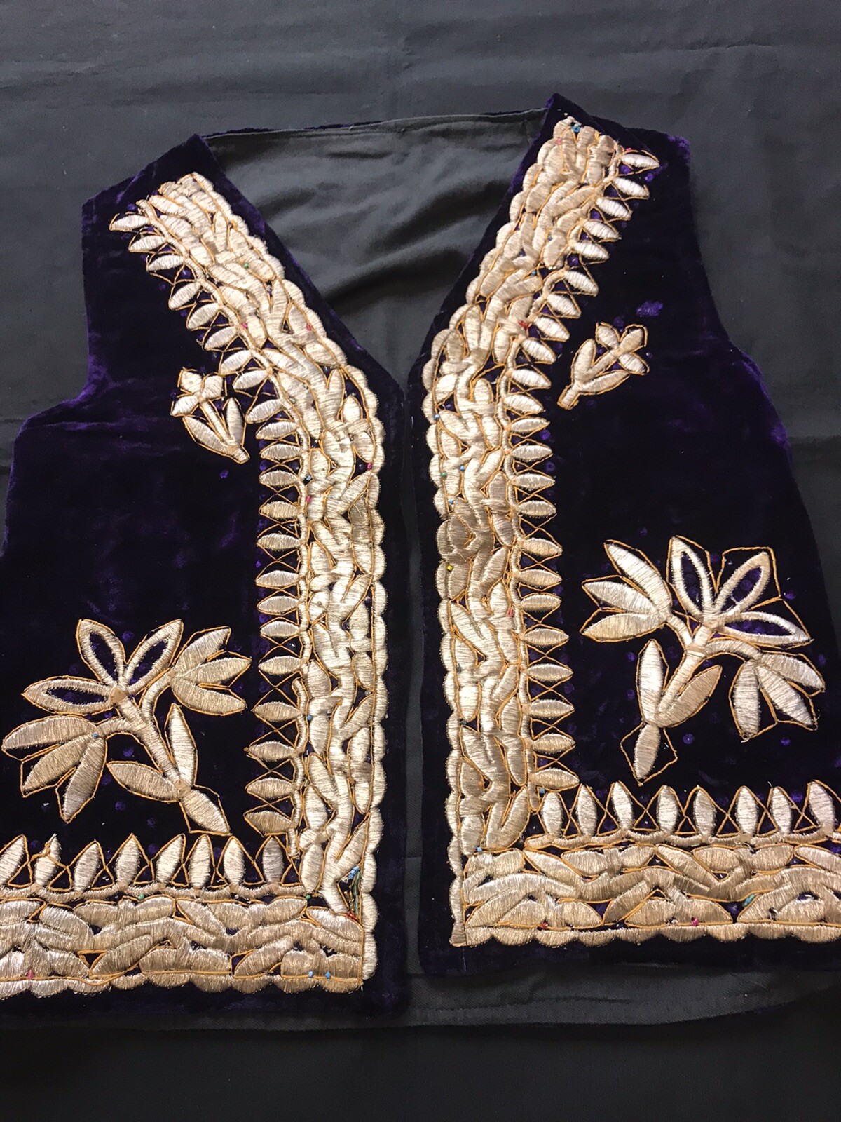 Uzbek velvet handmade vest jacket, bohemian vest, asian ethnic tribal Clothing