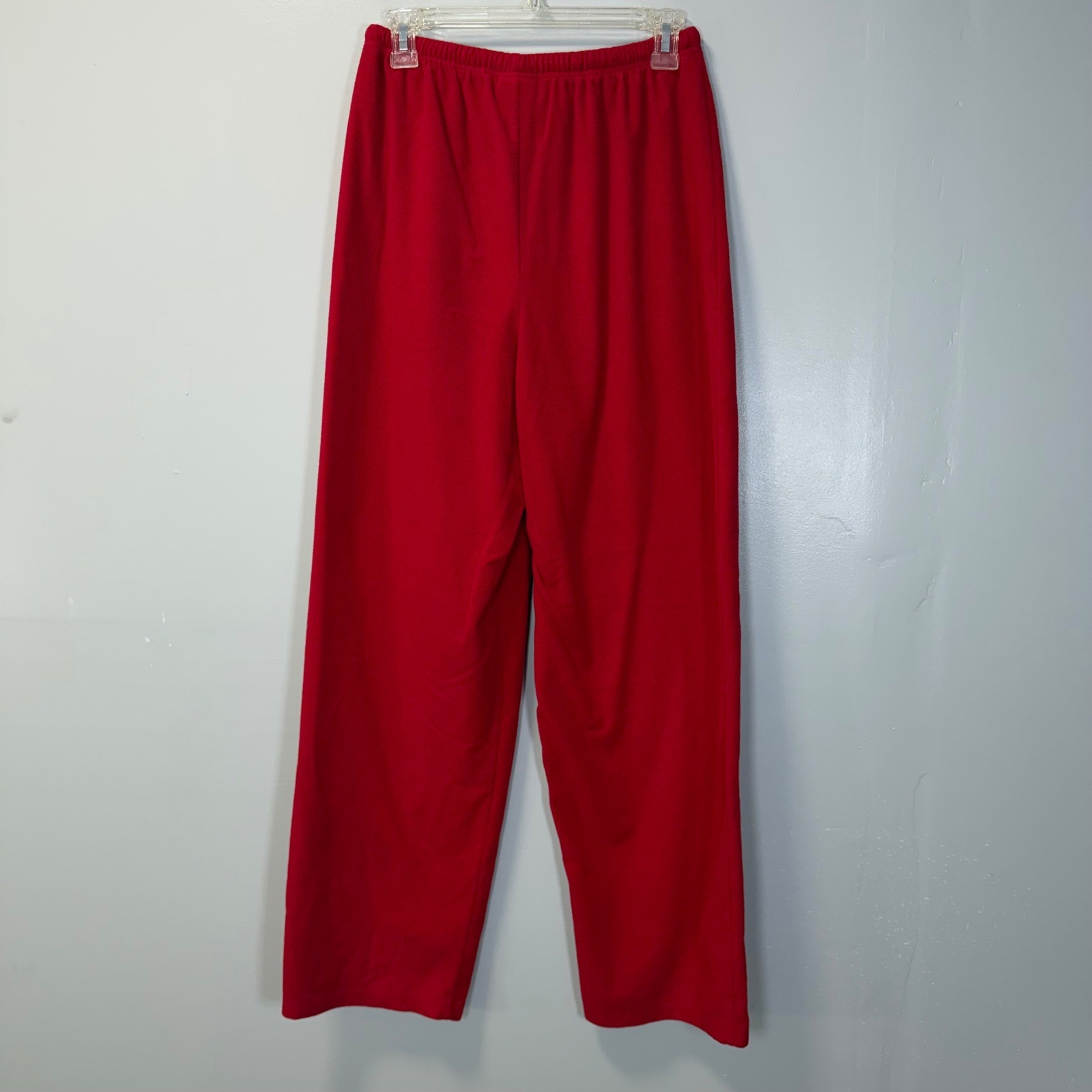 Vintage Disney Store Winnie the Pooh Eeyore Red Fleece Pajama Set Womens Medium