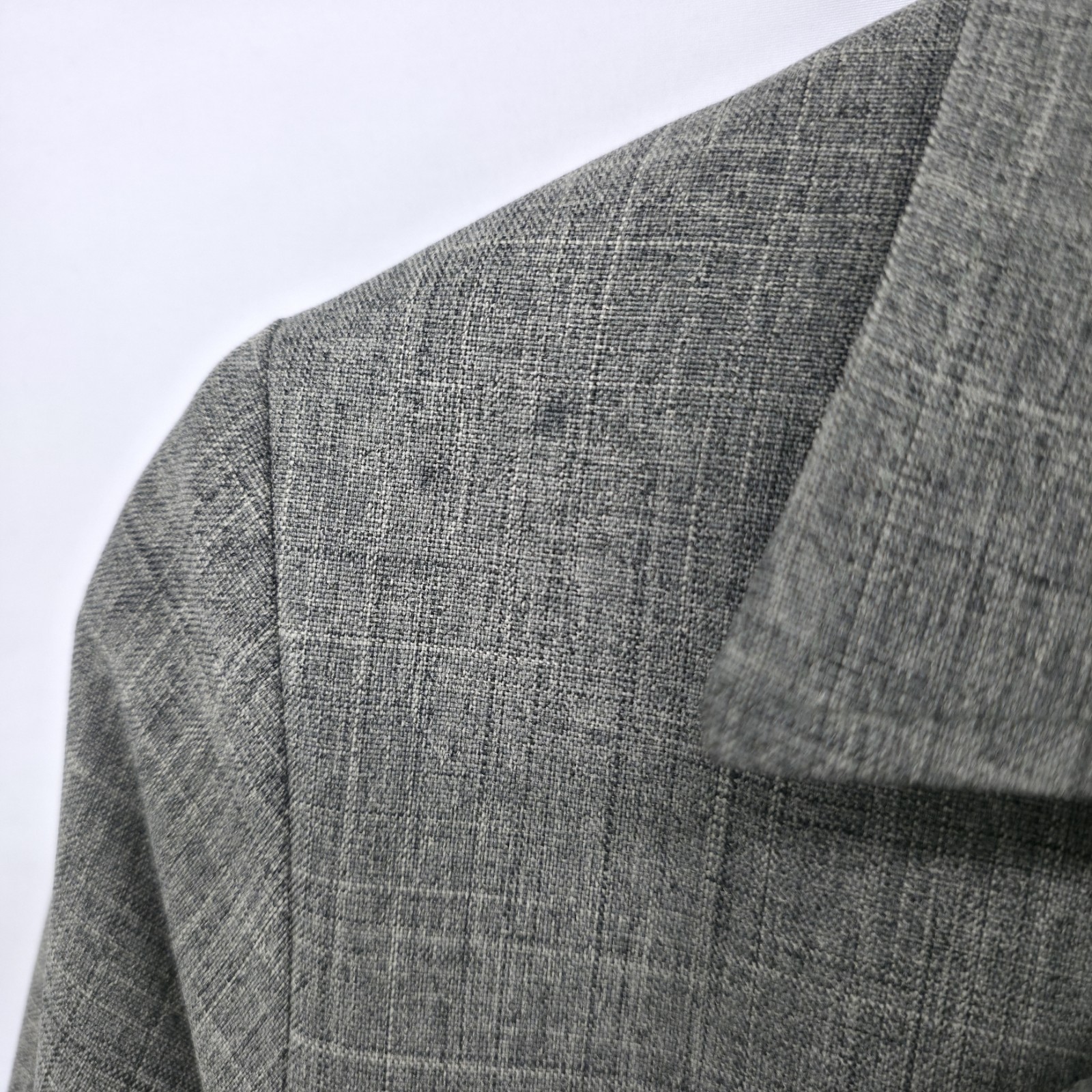 Vintage Heart Soul Button Front Long Jacket Dress USA Minimalist Gray Size 5