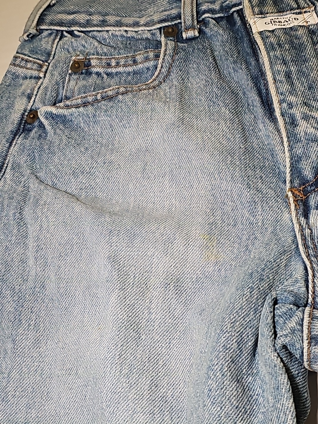 Vintage Y2K 1992 Marithe Francois Girbaud Shorts Womens 3/4 Black Denim USA NEW!