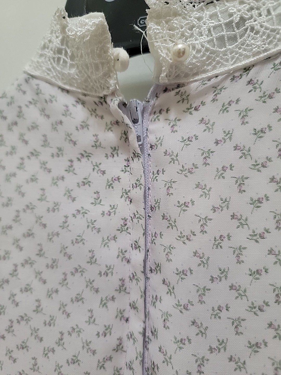 Pale Purple Floral Vintage Gunne Sax Dress Victorian Prairie 1970’s Girls 12