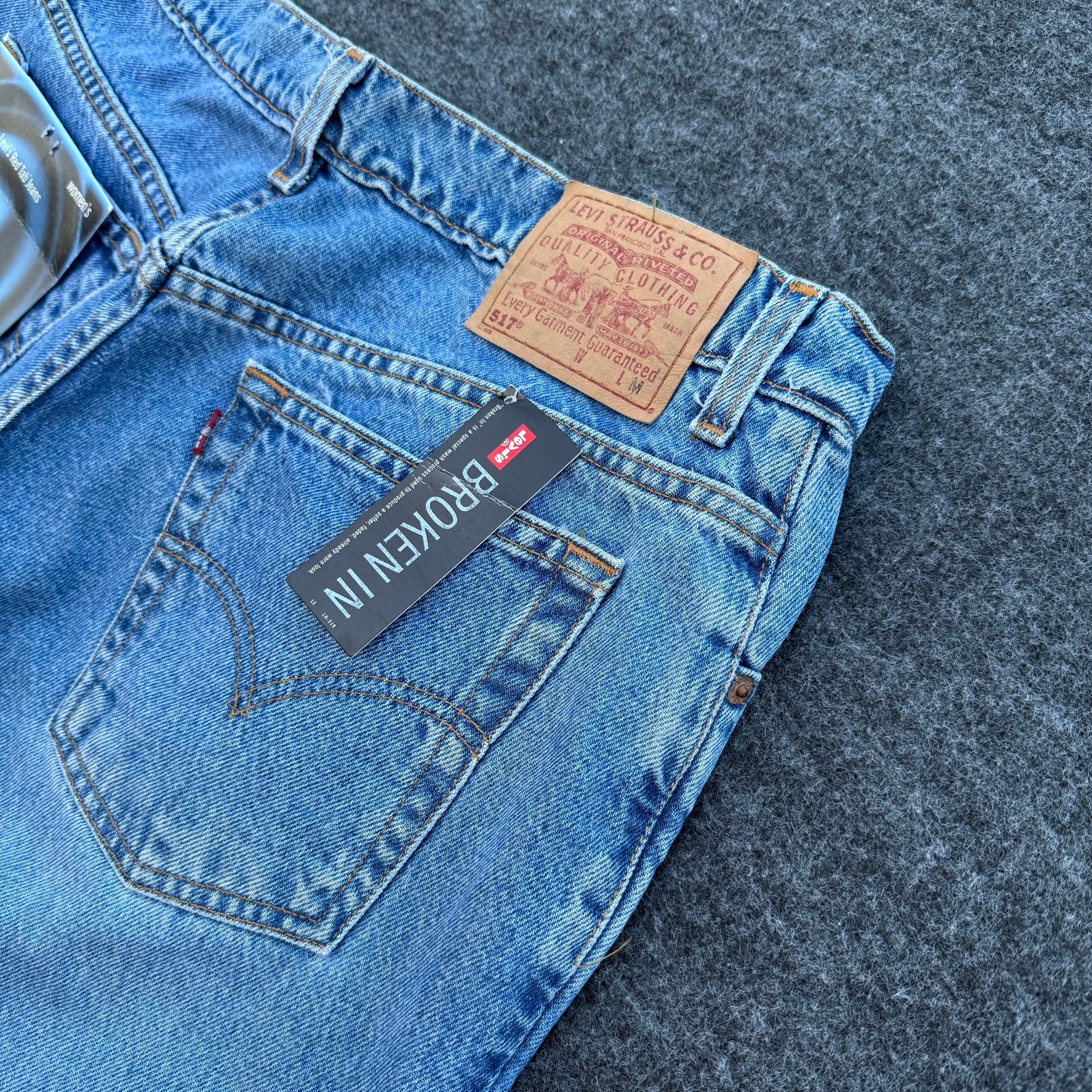 Levi’s 517 Boot Cut Jeans Y2K Mom Jeans , 16 Miss 34×32 Vintage Denim Deadstock
