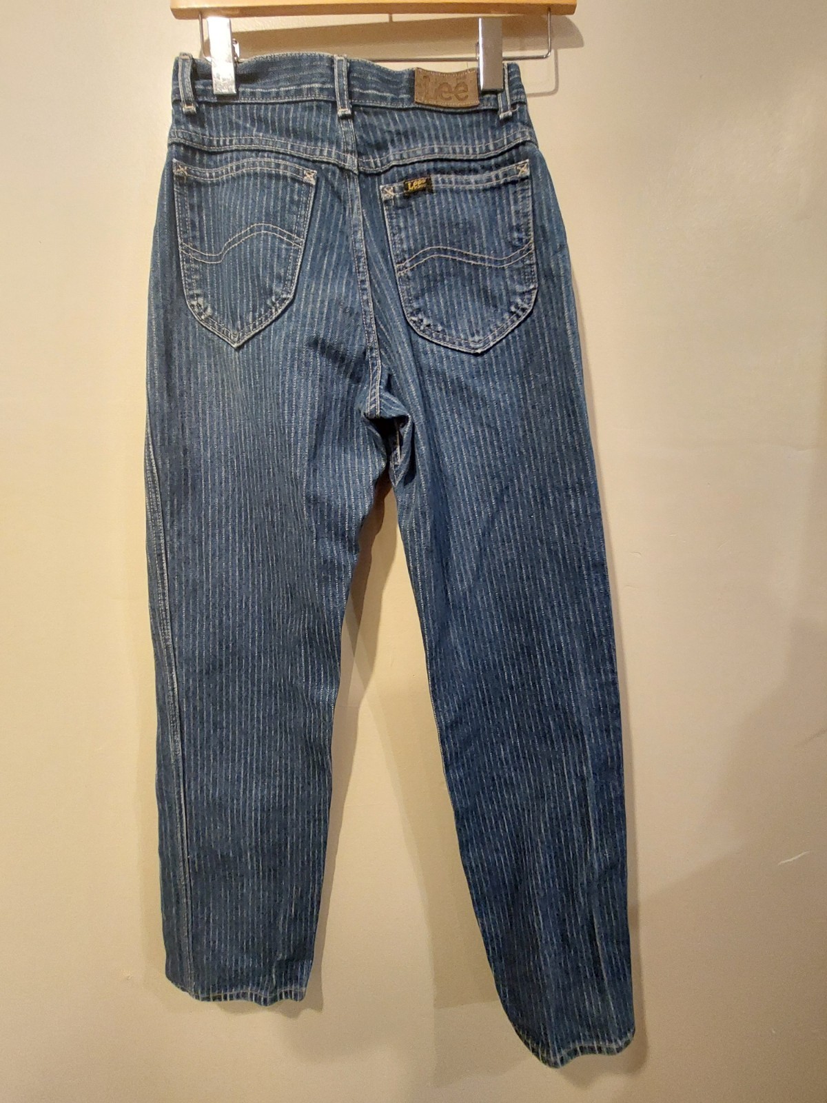 Vintage 70s 80s Riders by Lee Womens Blue Jeans – Pin Striped – Size 0-2 – Rare