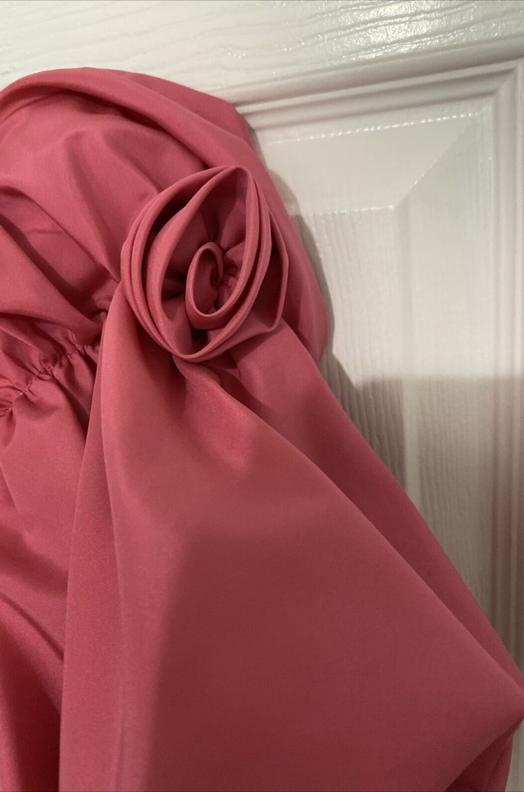 VTG International Ladies Garment Workers Union Dress Pink Formal Ruffle Size 5