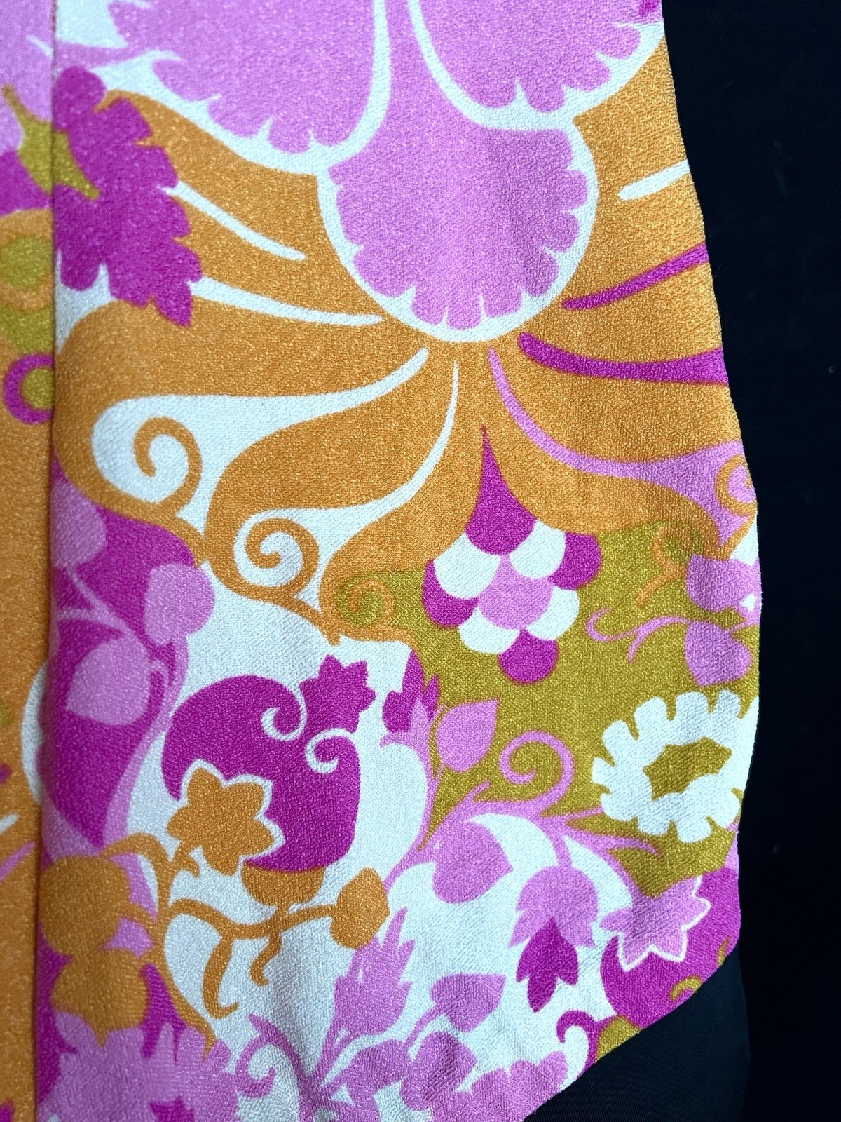 Vintage 1960s Psychedelic Pink Candy Swirl Mod Pin Up Swimsuit Small Medium
