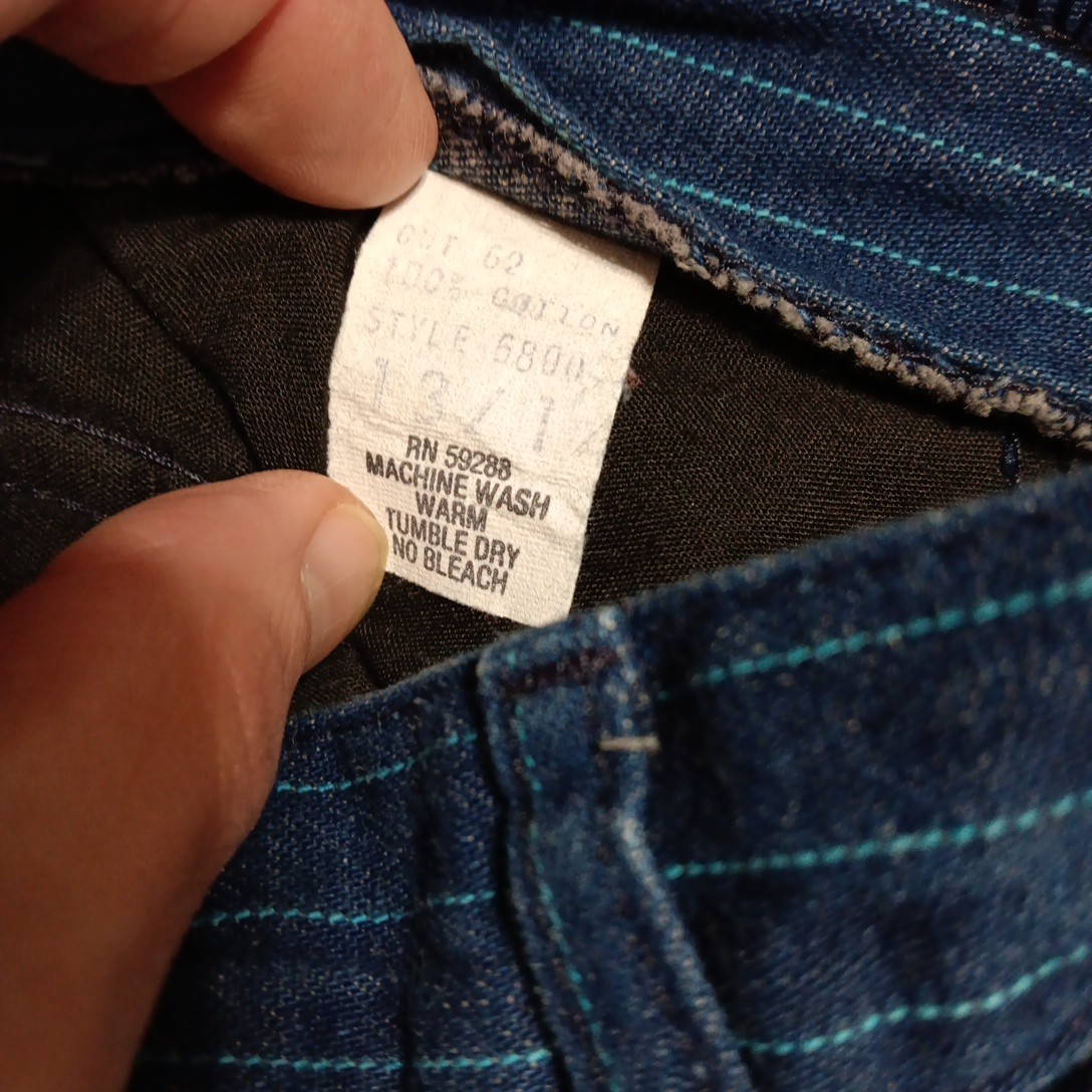 Vintage 70/80’s BROOKS Western Wear Denim Jeans High Rise Sz 13/14 (28×31)