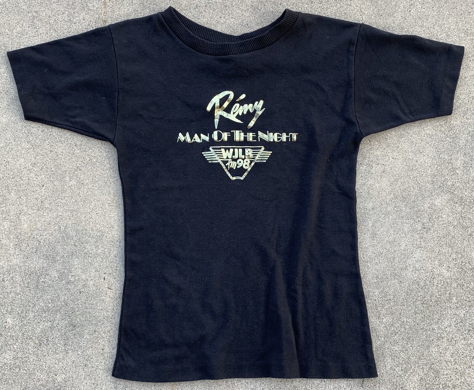 vintage Remy Man Of The Night WJLB fm 98 t-shirt single stitch size L