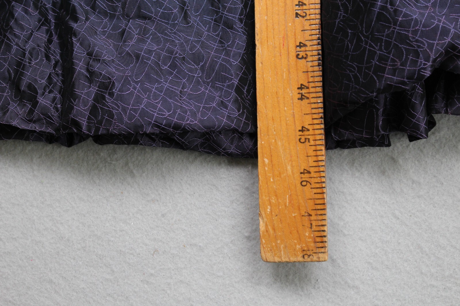 Vintage 1940s 50s Dress Womans Small Purple Geometric Rayon Formal Party