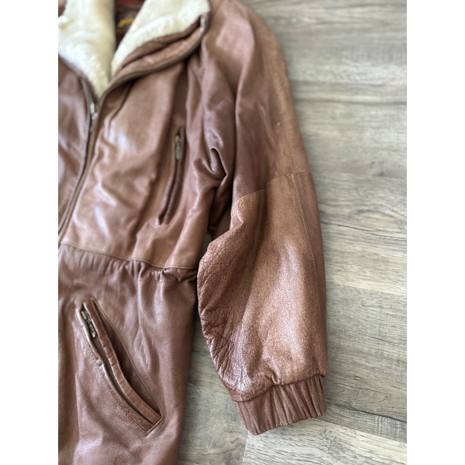 Vintage Wilsons Adventure Bound Leather Coat Jacket Women’s Sm Brown Thinsulate