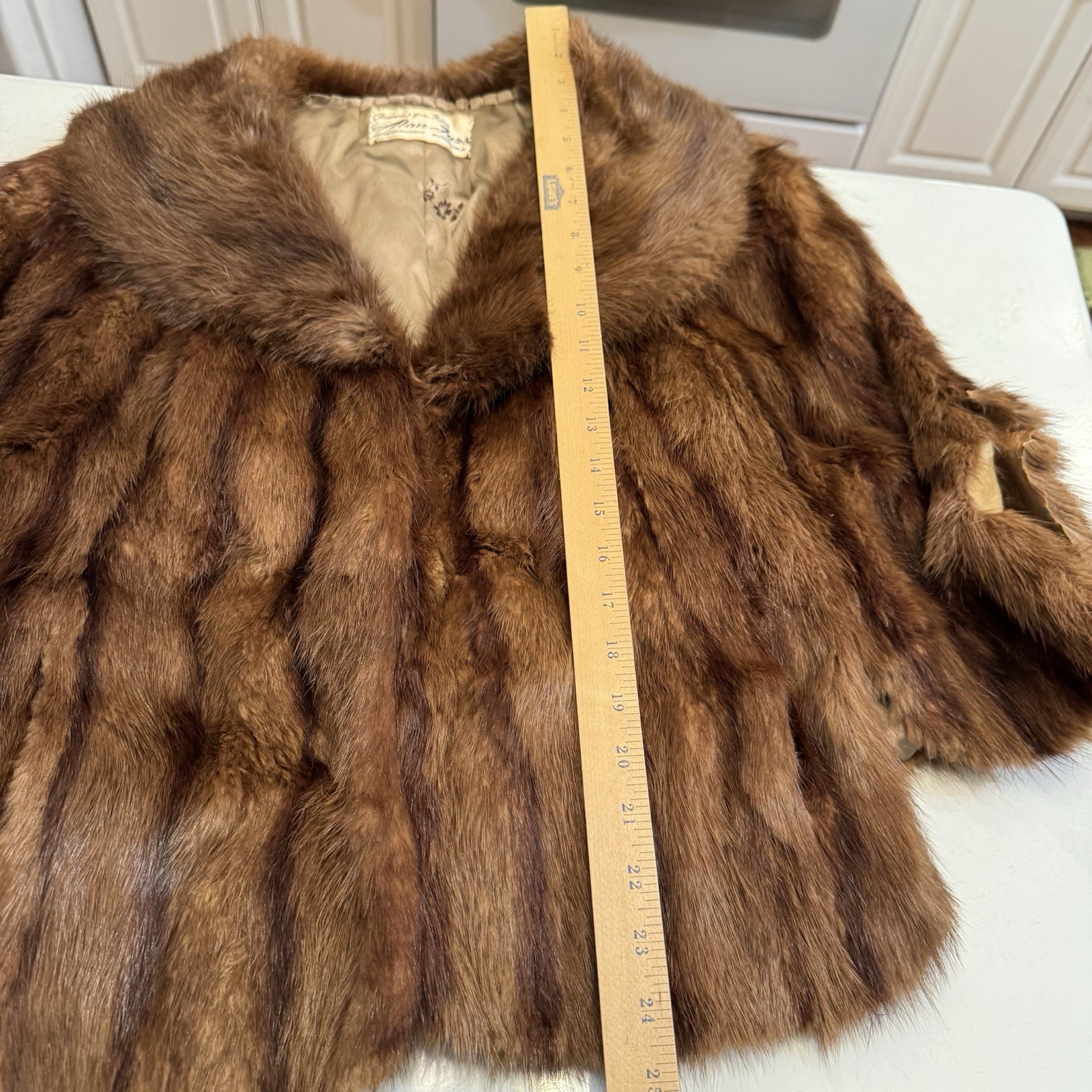 Vintage Alan Furs Richmond Virginia Mink Stole Famous For Furs Needs Repair