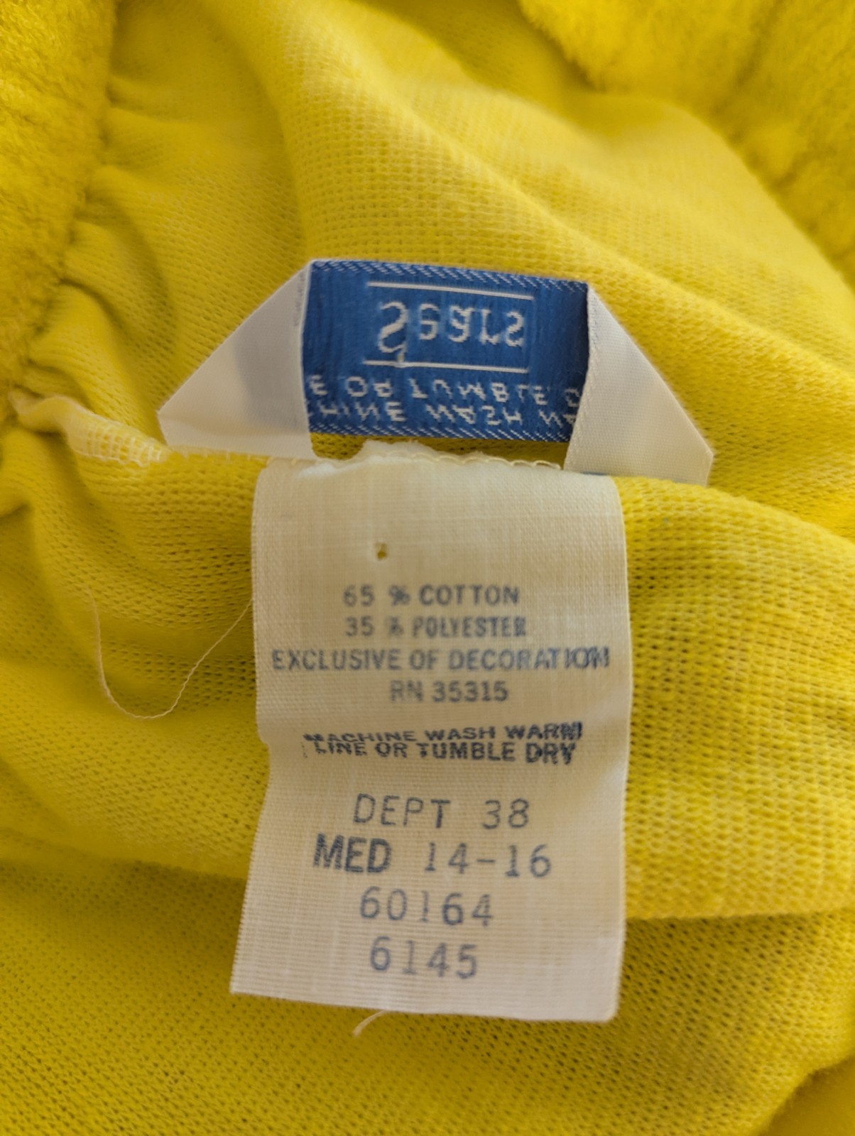 Vtg Rare 70s Y2k Sears Terrycloth Short Yellow Romper Tube top Bandeau XS-SM