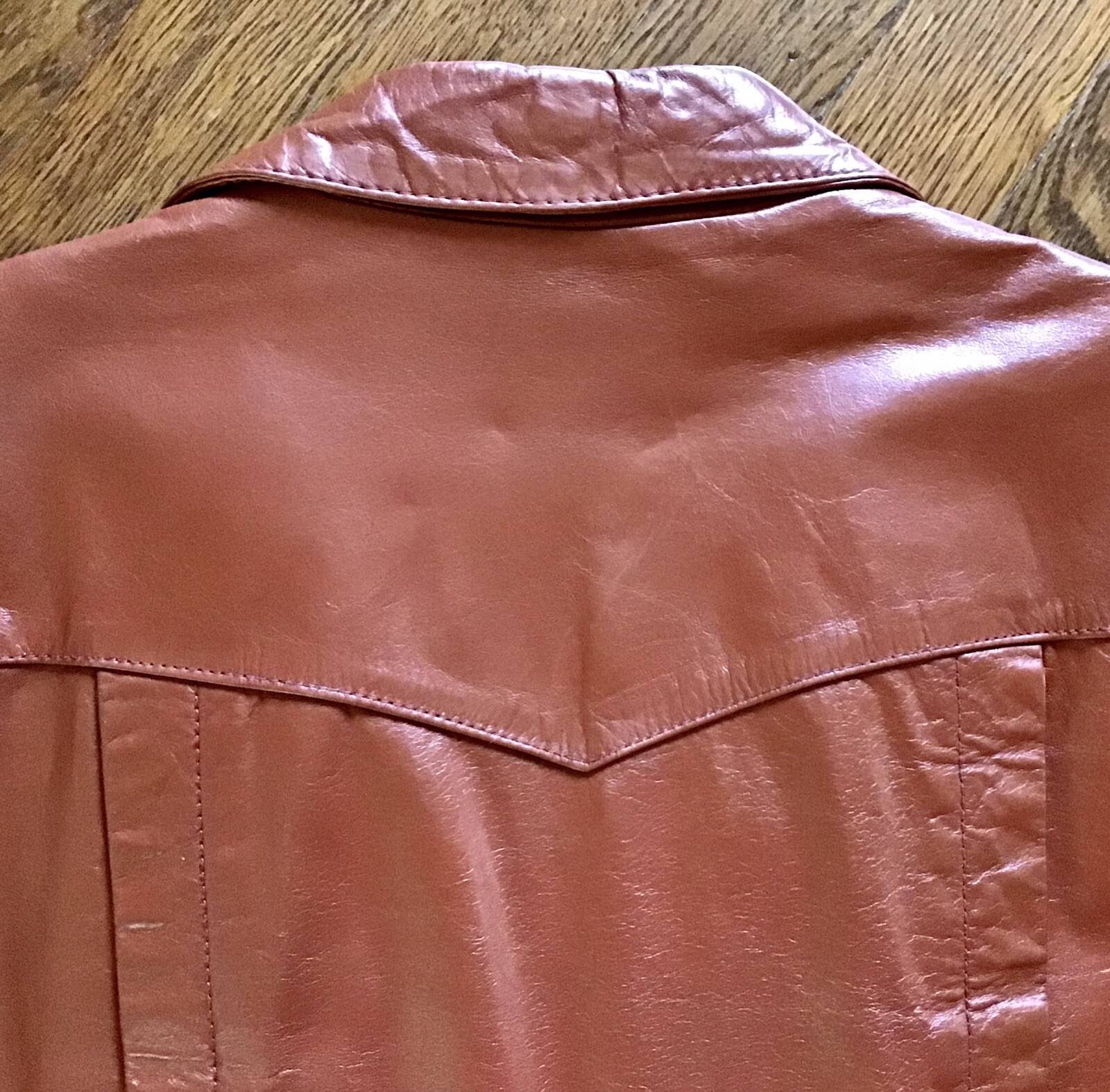 Vintage Montgomery Ward The Tannery Leather Jacket Blazer Lined 13/14 US M/L
