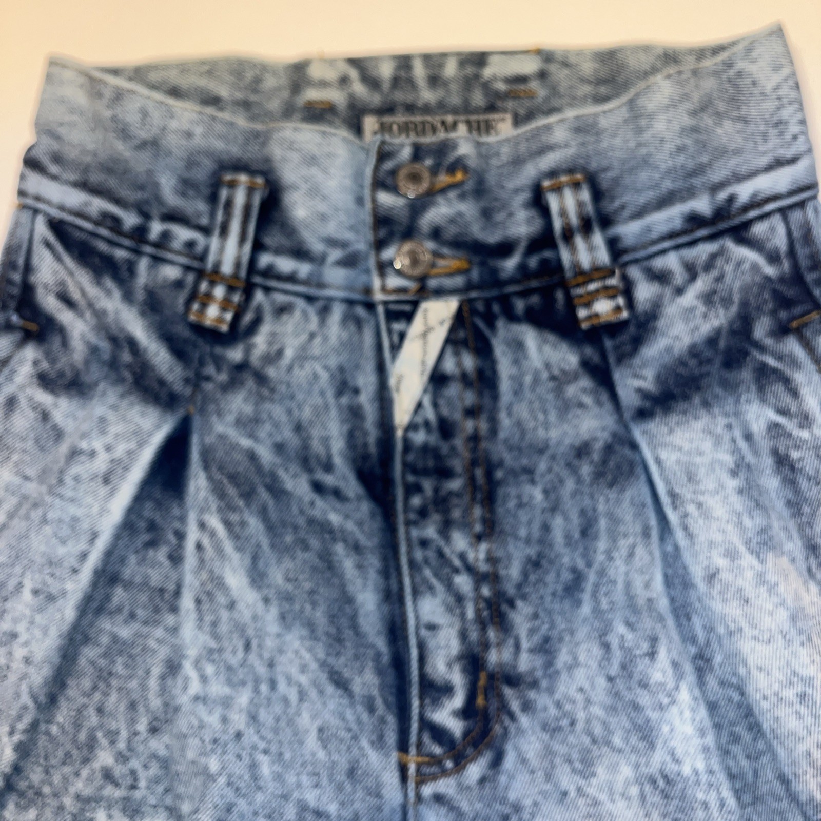 Vintage 80’s Jordache Acid Wash Jeans High Waist Pleated Pockets Very Nice