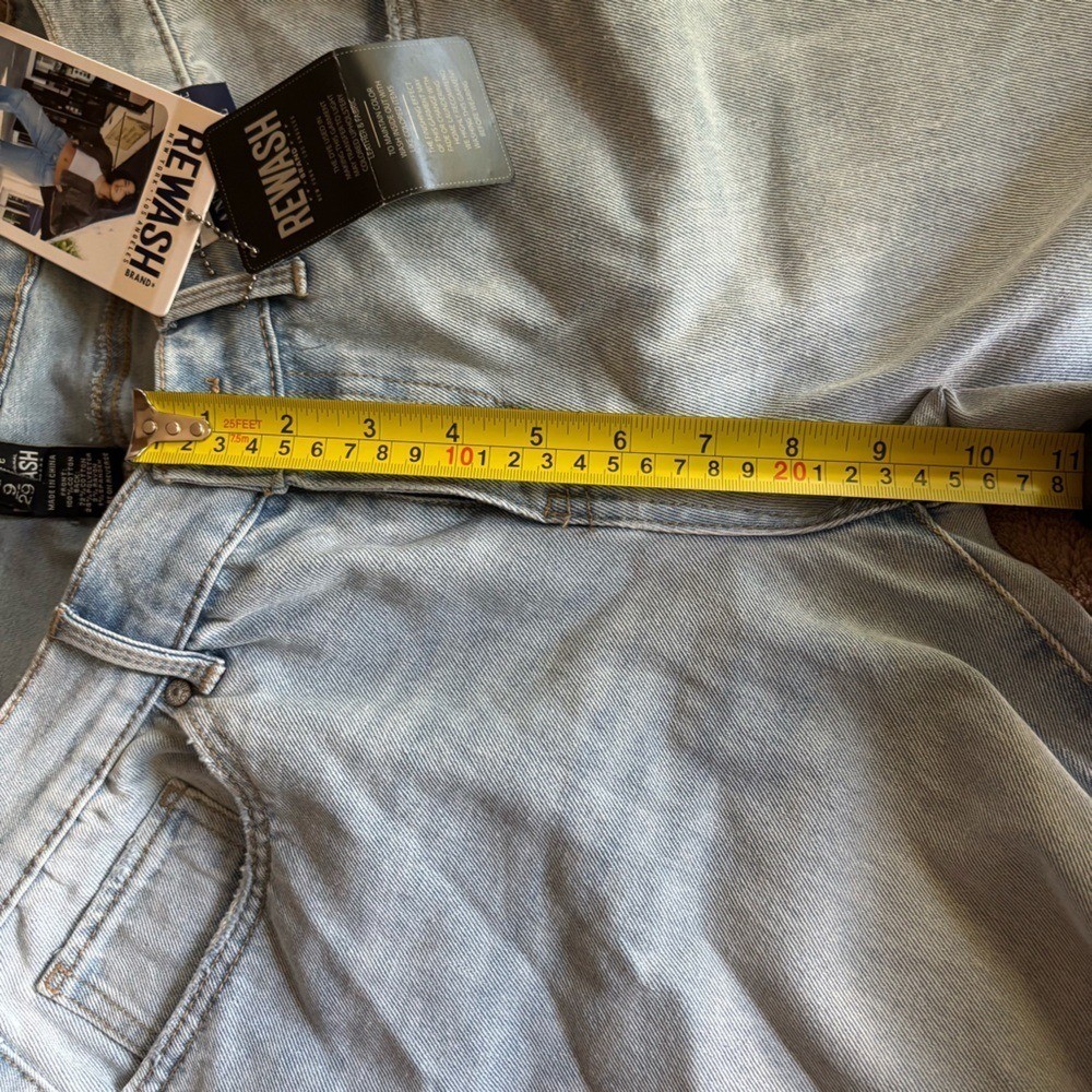Rewash Antique Vintage Low Rise Baggy Jeans Light Wash Size 9/29 NWT