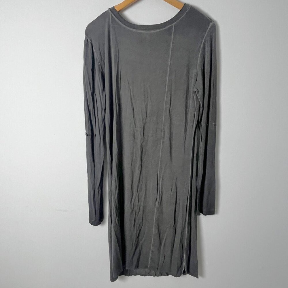 Vintage Concept Scoop Neck Dress Gray Small