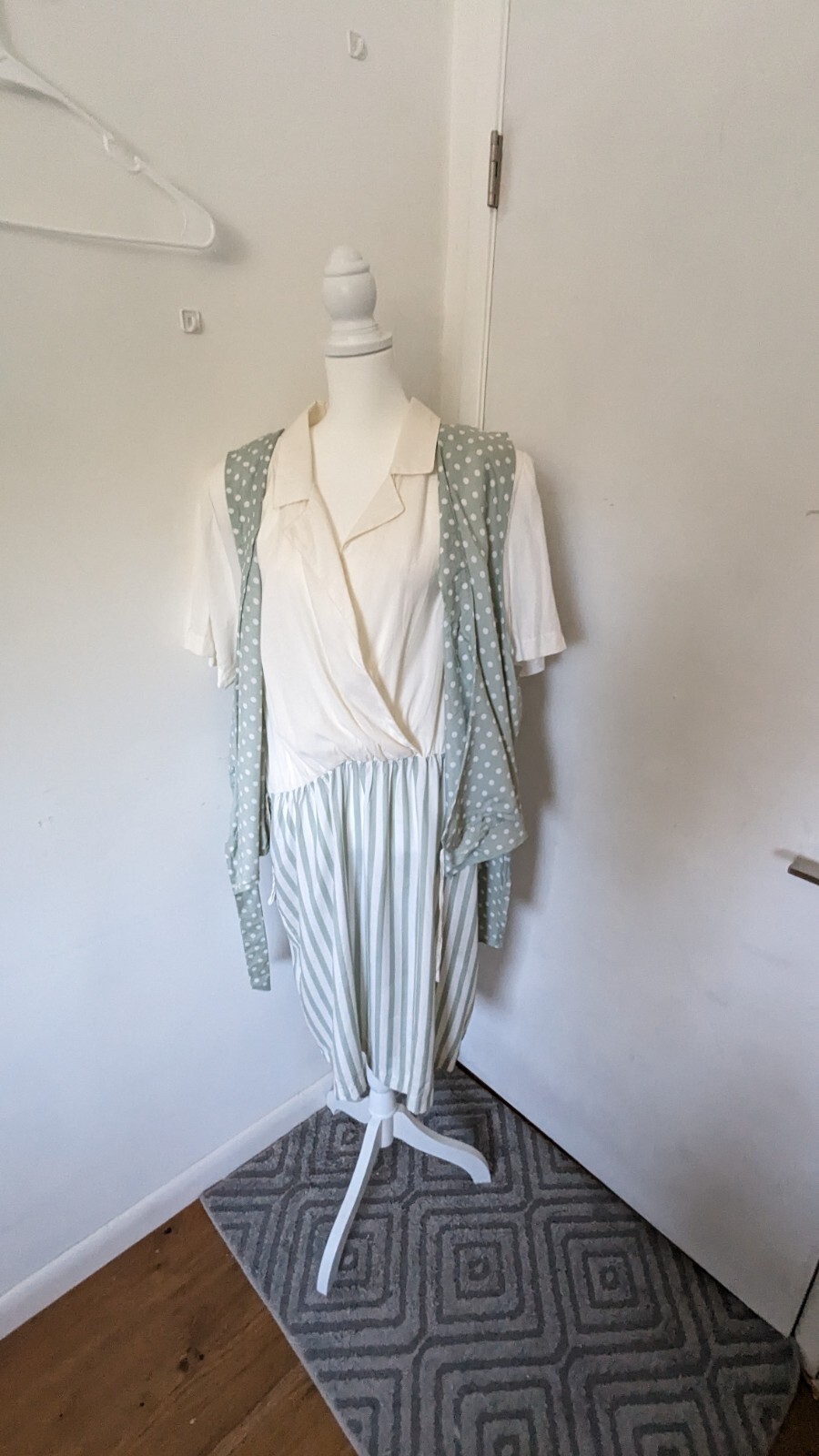 Vintage Style 1940’s Retro Housewife Wartime Dress Cotton Halloween Costume 18