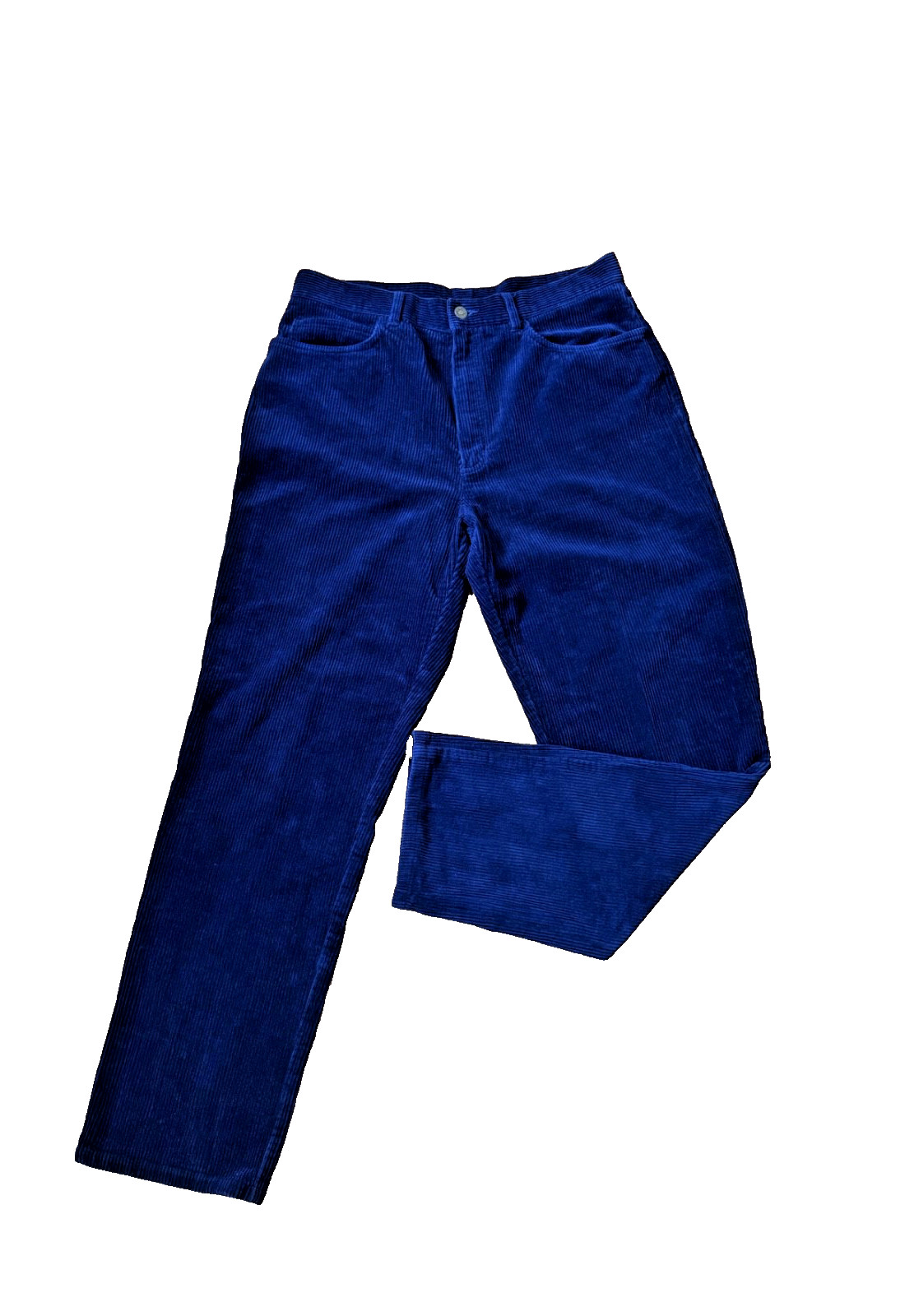 VINTAGE 1990s Jones Wear Sport Blue Corduroy Classic Fit Pants Women’s Sz 12