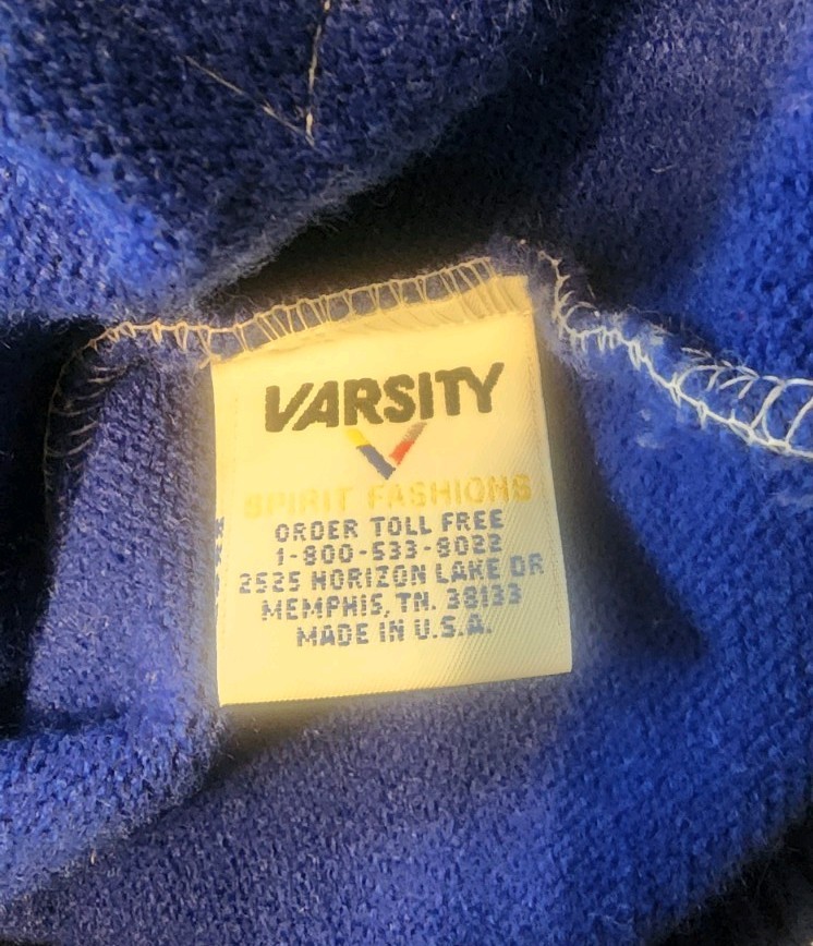 Vintage UDA 1980’s Varsity Spirit Fashions Cheerleader Sweater Made USA Sz 36/M