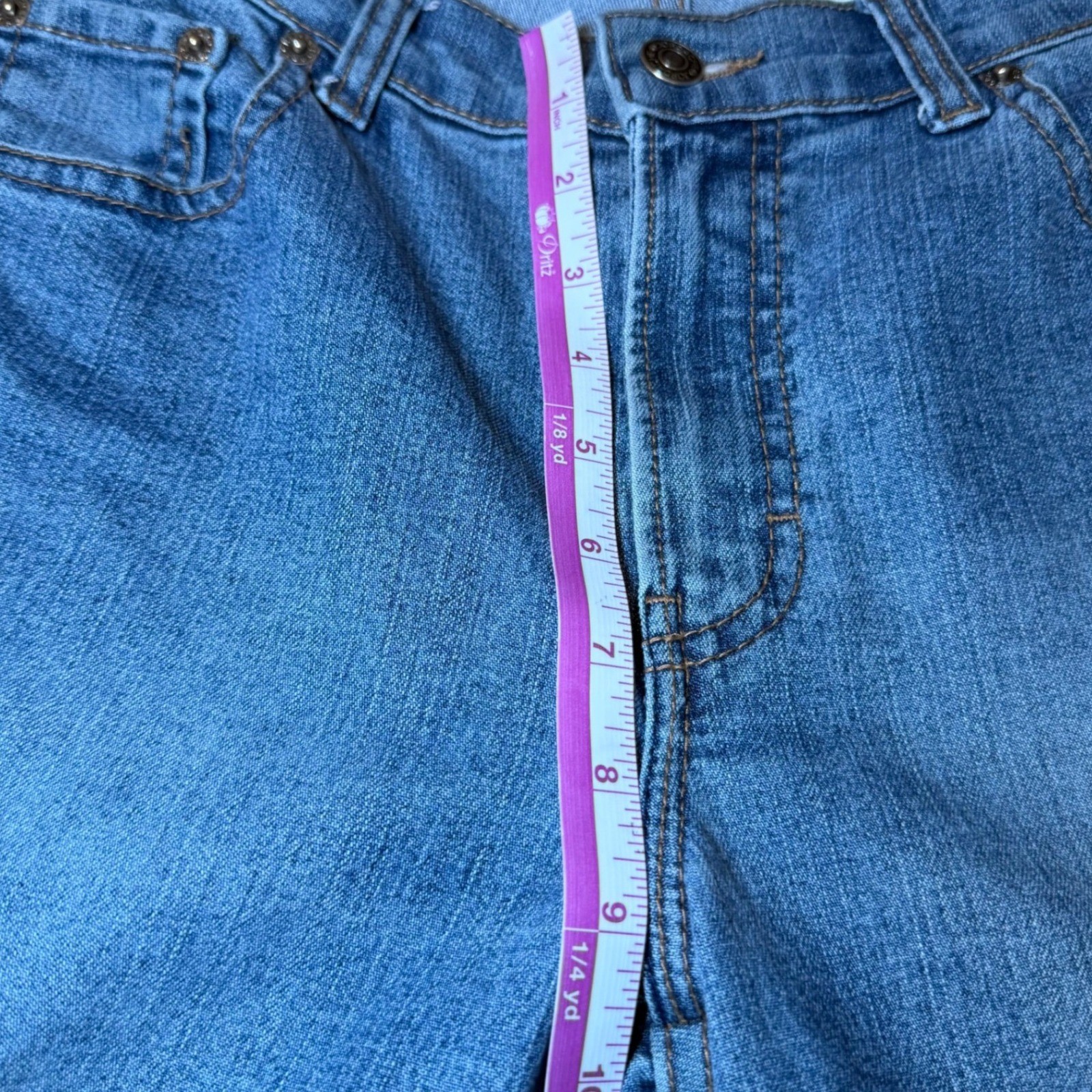 Jordache Womens Size 9/10 Stretch Bootcut Jeans Blue Denim Y2K Classic Casual