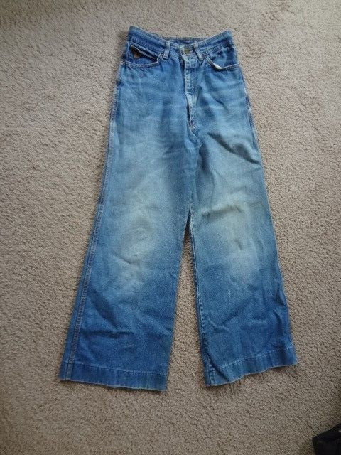 Vintage 1970’s Oregon Trails Blue Jeans Size 11 Made in Hong Kong