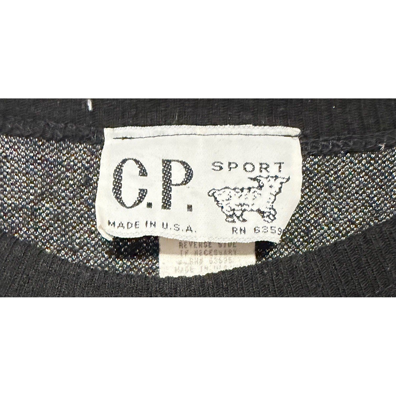 Vintage C.P. Sport Y2K Indie Sleaze Metallic Knit Top Women Medium Fairy Grunge
