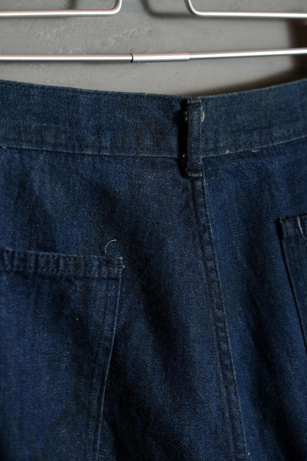1970’s Vintage Denim Lace Up Bottom Jeans 42 Talon zipper